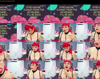 pyrowayne — 59 minute Chaturbate female cam show recording, 720p, Mar 25, 2021