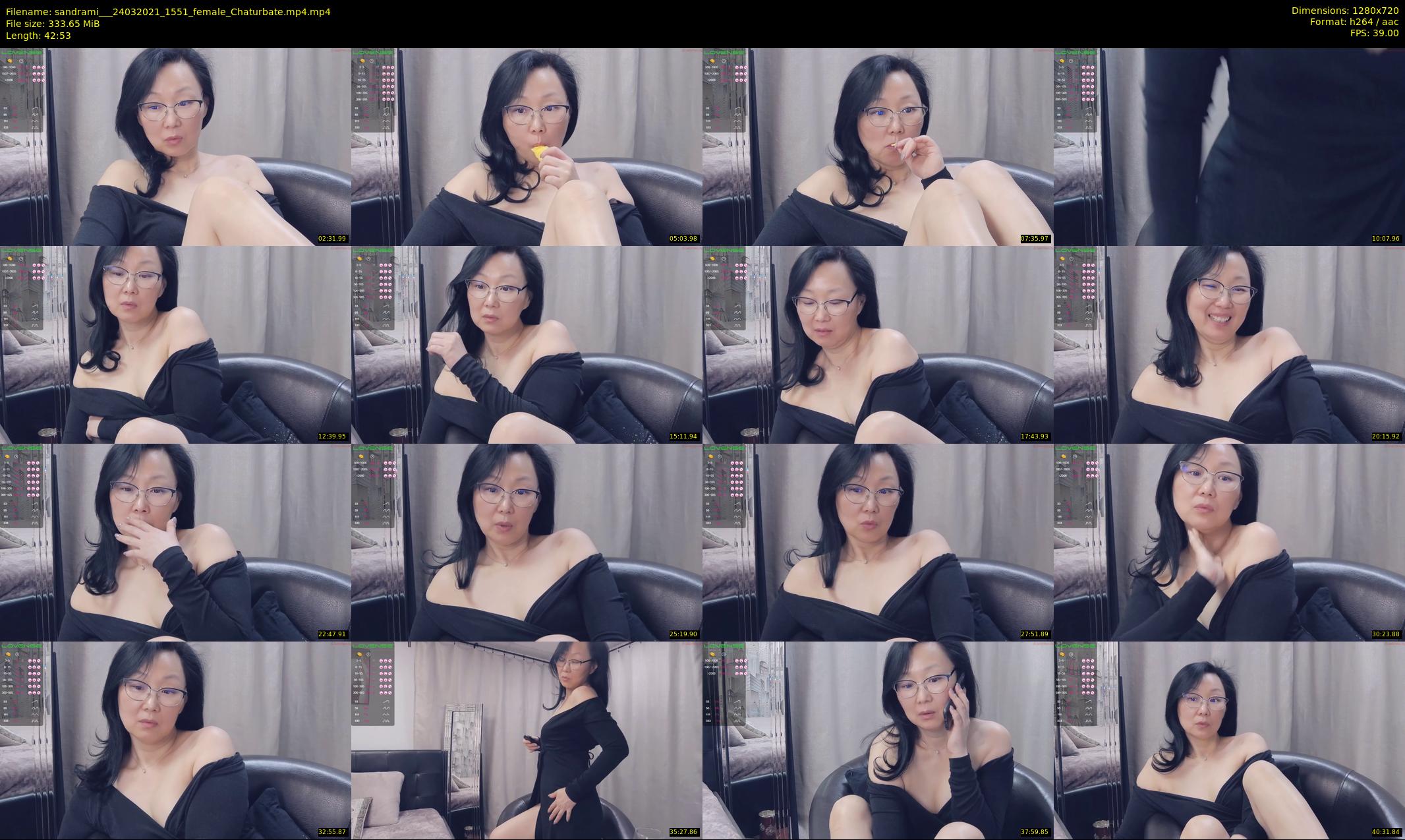 sandrami__ — 43 minute Chaturbate female cam show recording, 720p, Mar 24, 2021