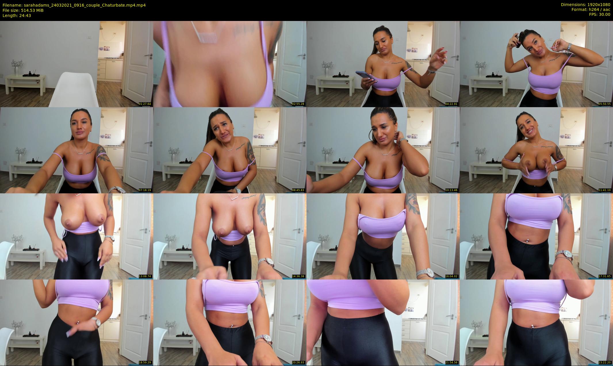 sarahadams — 25 minute Chaturbate female cam show recording, 1080p, Mar 24, 2021