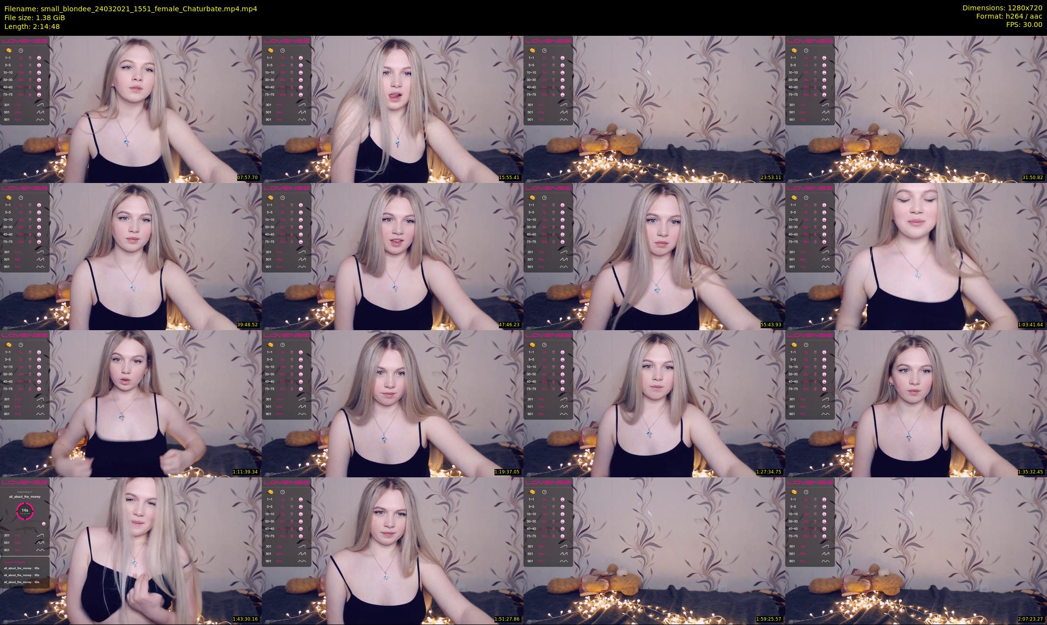 small_blondee — 135 minute Chaturbate female cam show recording, 720p, Mar 24, 2021