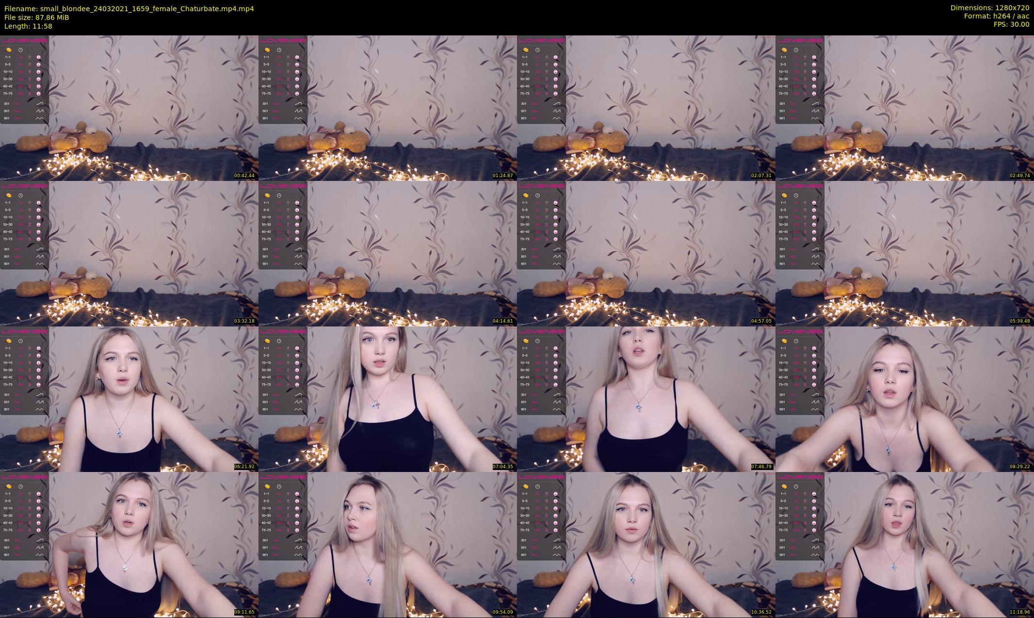 small_blondee — 12 minute Chaturbate female cam show recording, 720p, Mar 24, 2021