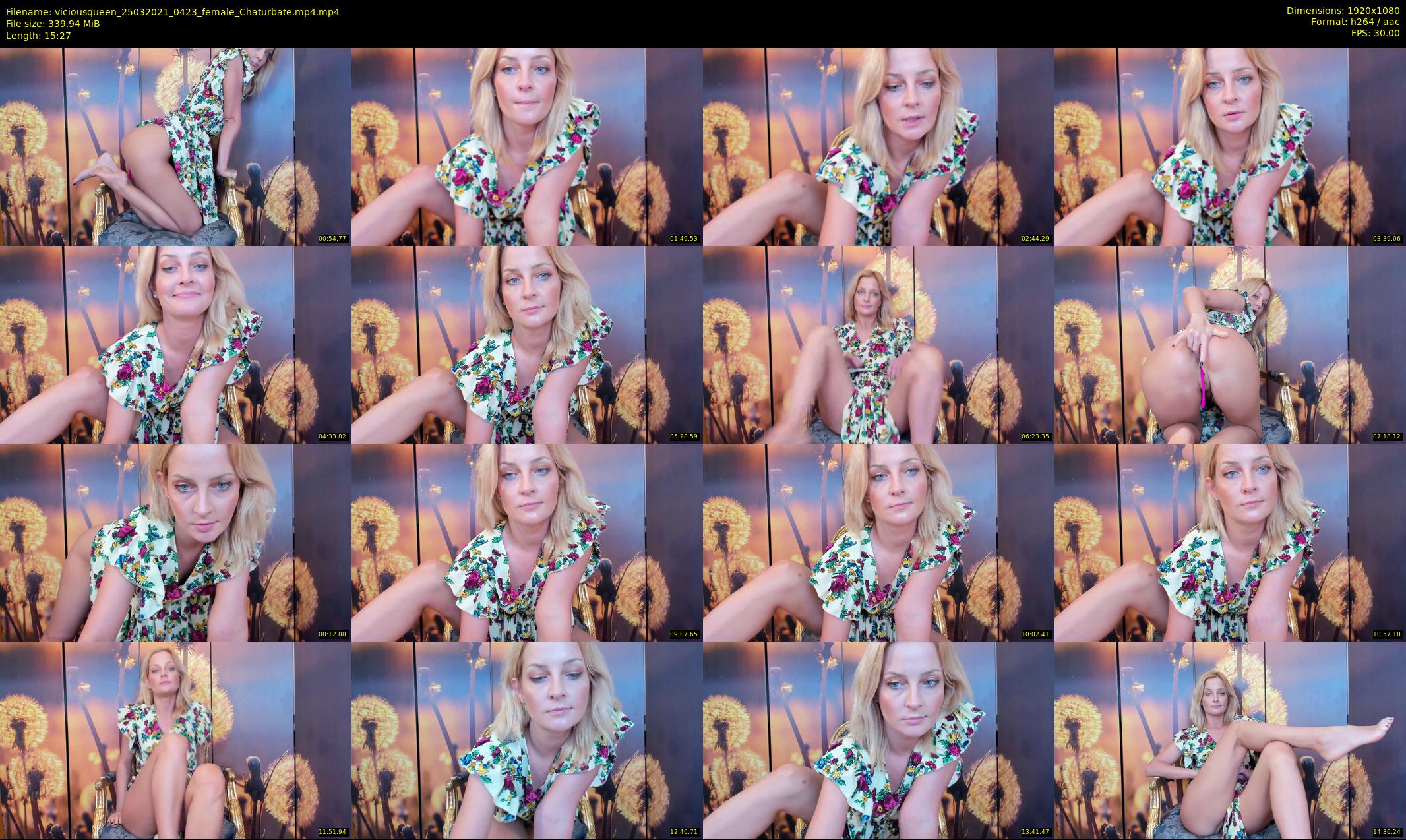 viciousqueen — 16 minute Chaturbate female cam show recording, 1080p, Mar 25, 2021