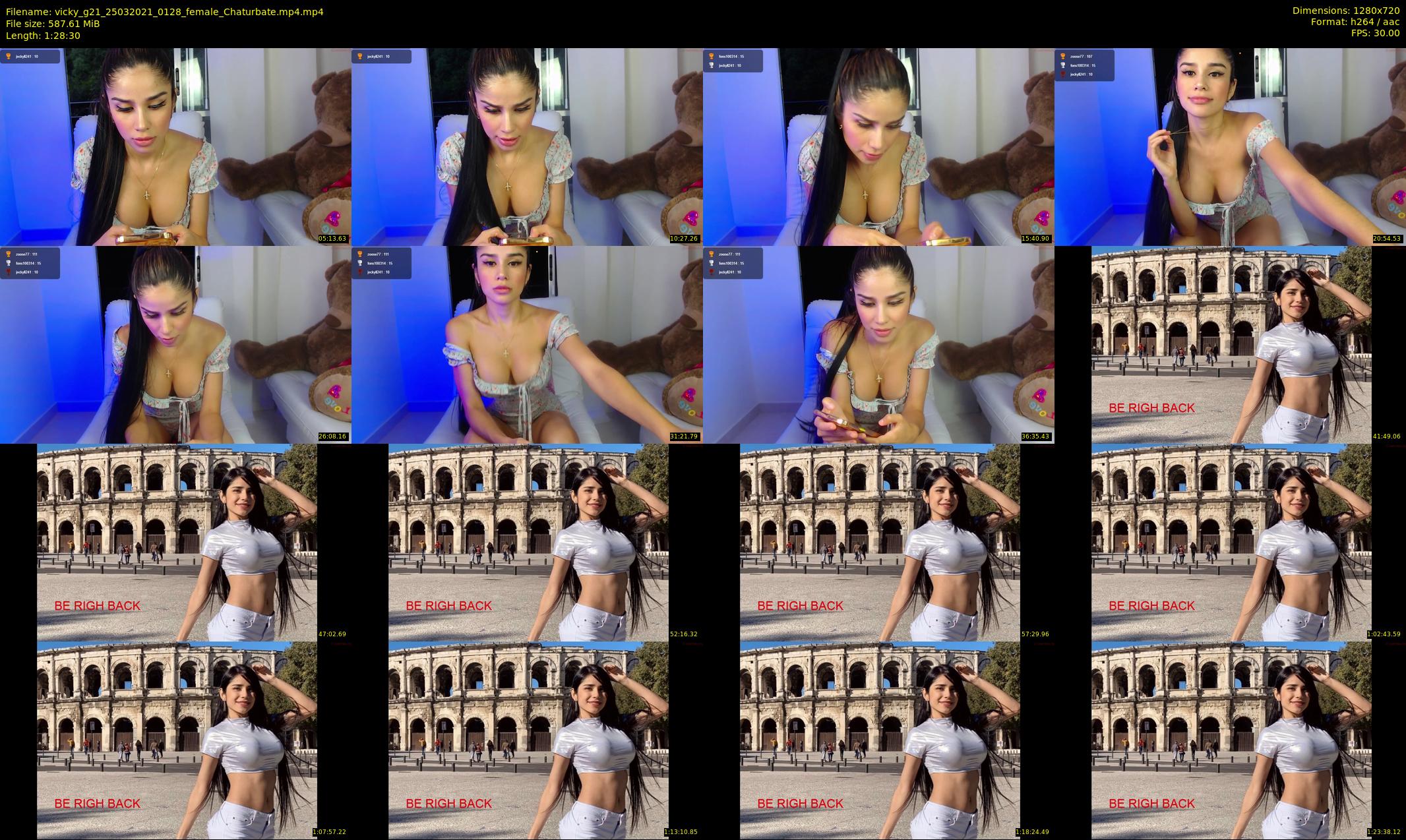 vicky_g21 — 89 minute Chaturbate female cam show recording, 720p, Mar 25, 2021