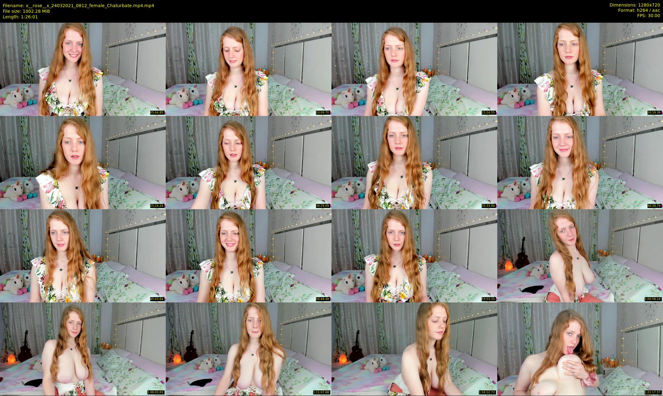 x__rose__x — 87 minute Chaturbate female cam show recording, 720p, Mar 24, 2021
