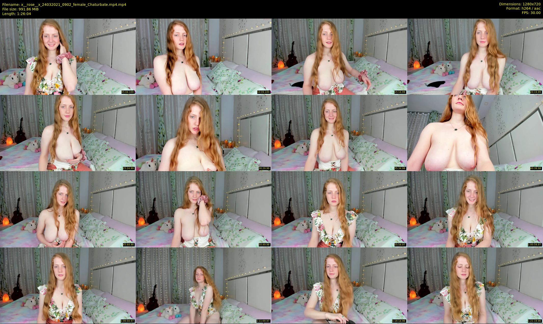x__rose__x — 87 minute Chaturbate female cam show recording, 720p, Mar 24, 2021