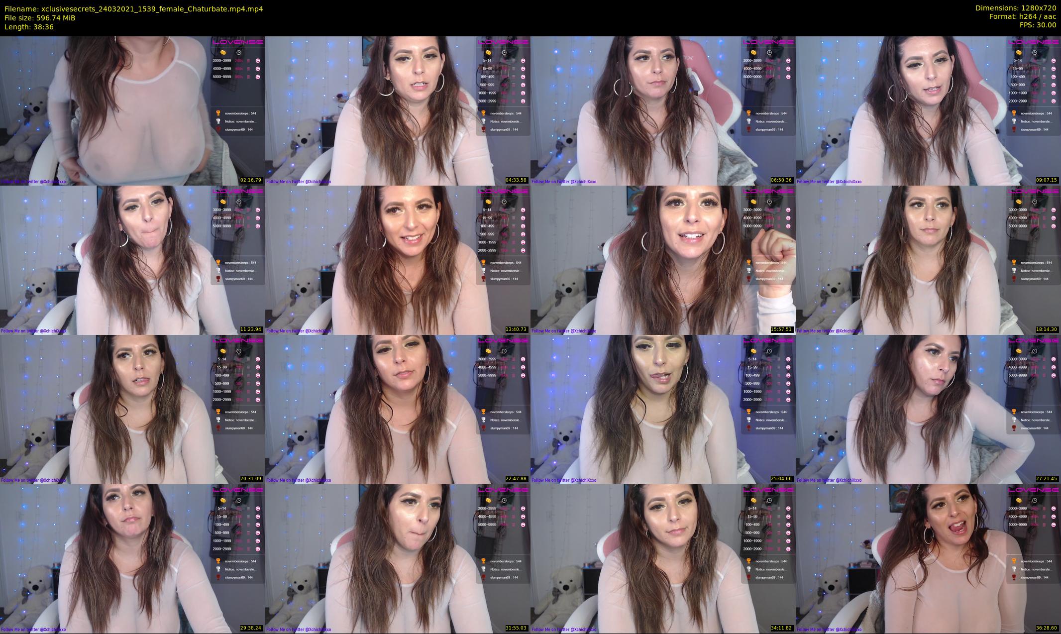 xclusivesecrets — 39 minute Chaturbate female cam show recording, 720p, Mar 24, 2021