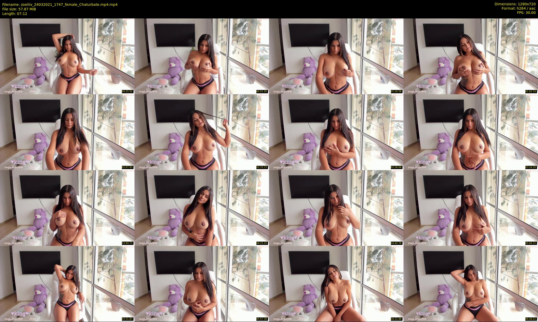zoeliiv — 8 minute Chaturbate female cam show recording, 720p, Mar 24, 2021