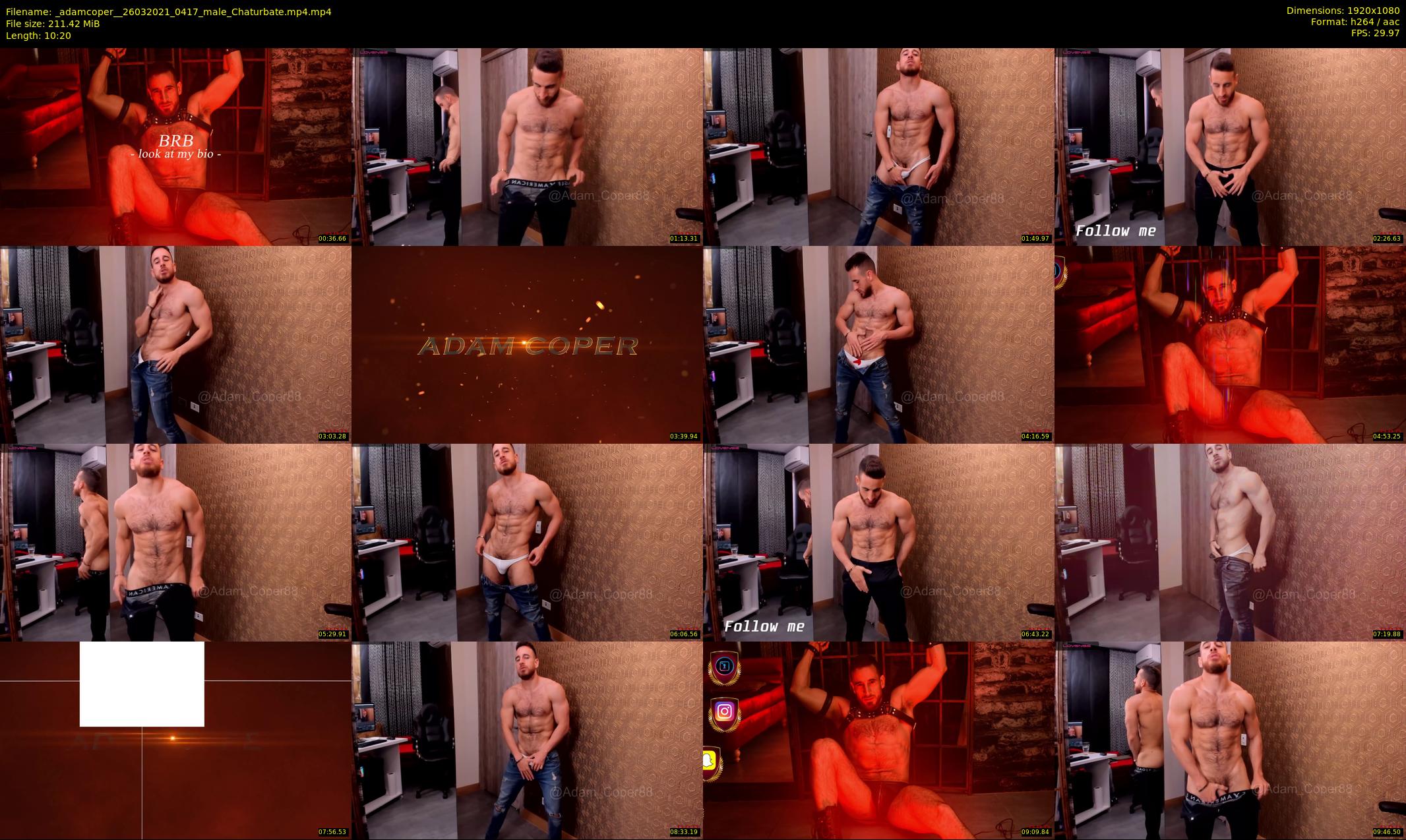 _adamcoper_ — 11 minute Chaturbate male cam show recording, 1080p, Mar 26, 2021