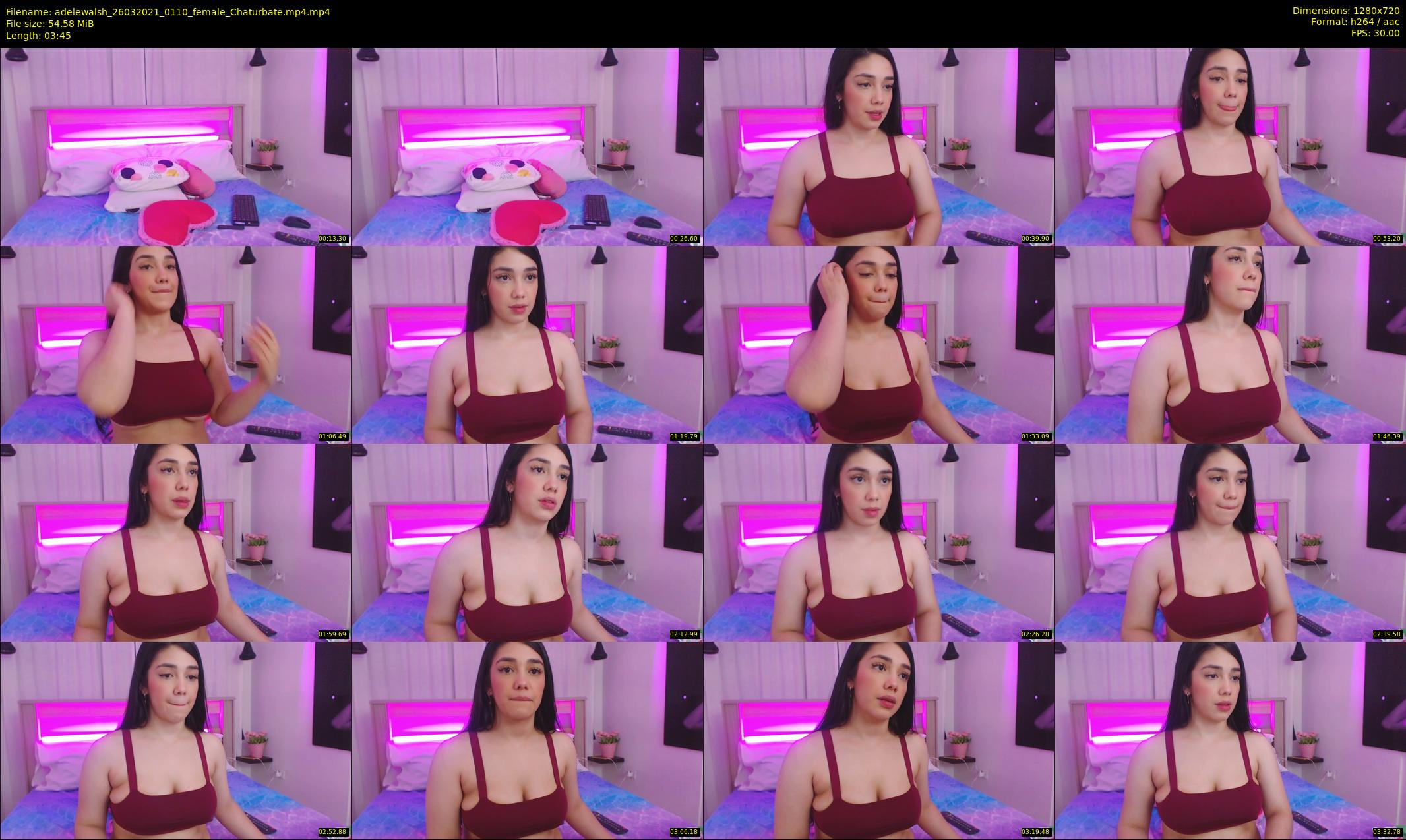 adelewalsh — 4 minute Chaturbate female cam show recording, 720p, Mar 26, 2021