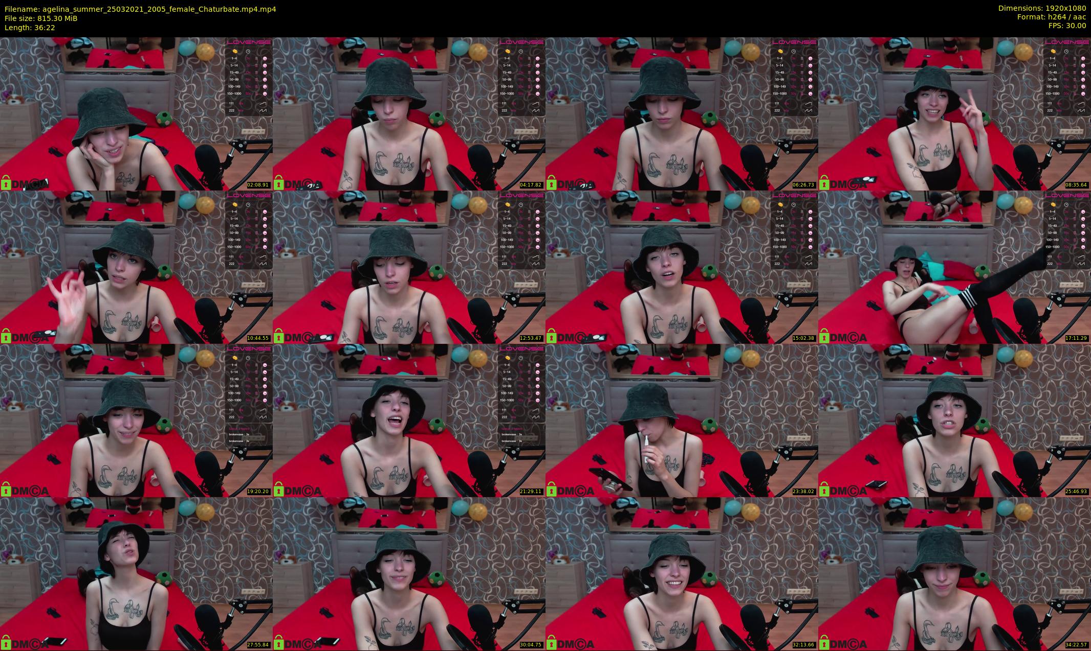 agelina_summer — 37 minute Chaturbate female cam show recording, 1080p, Mar 25, 2021