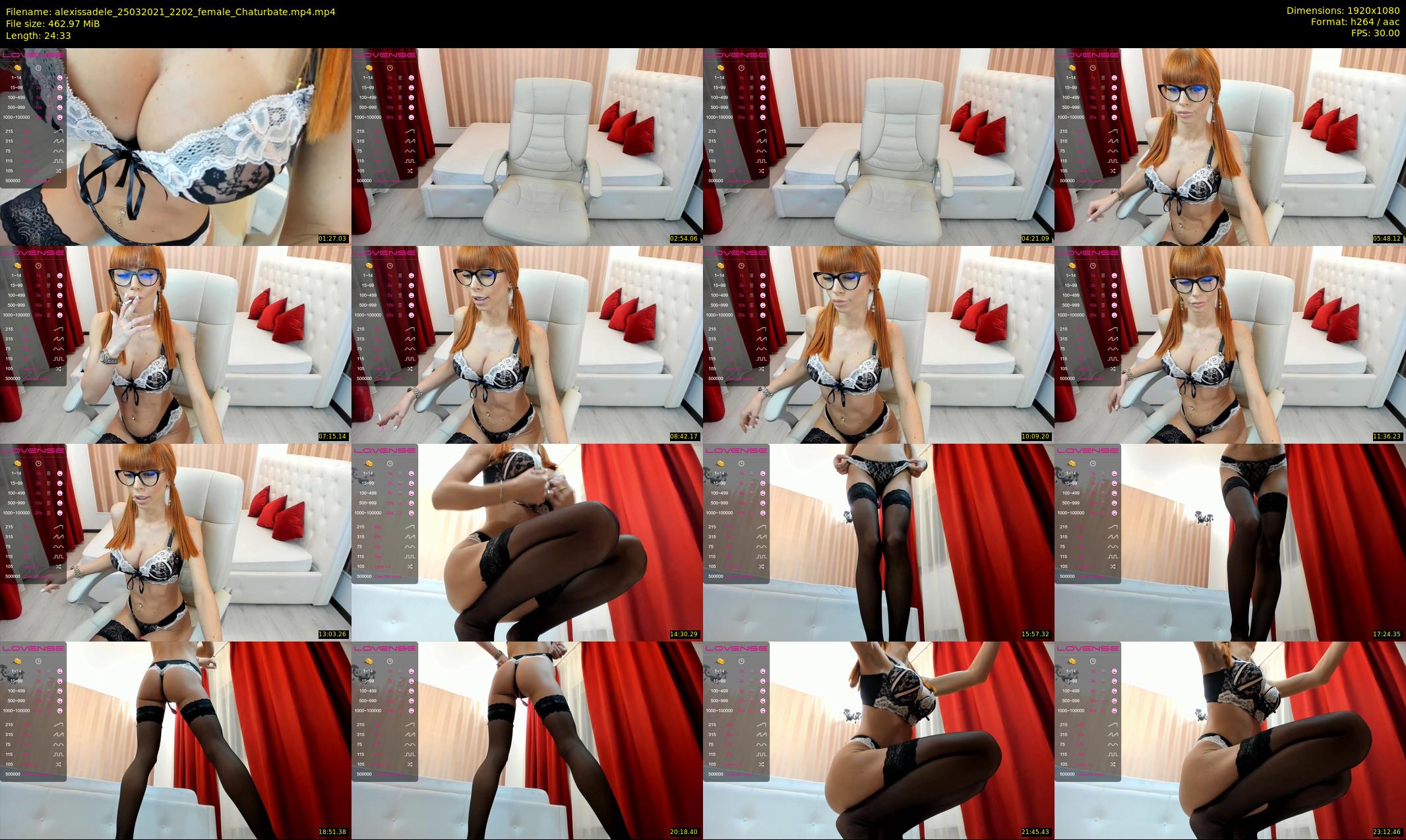 alexissadele — 25 minute Chaturbate female cam show recording, 1080p, Mar 25, 2021
