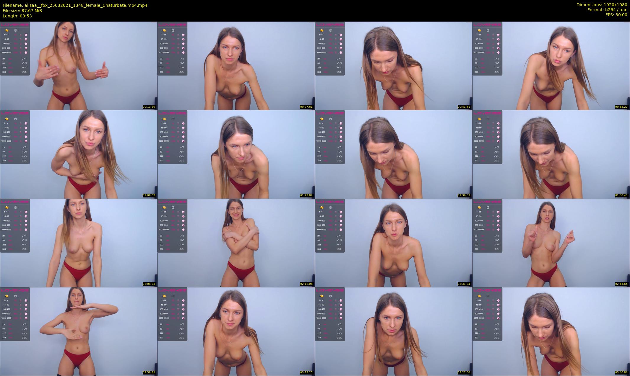 alisaa__fox — 4 minute Chaturbate female cam show recording, 1080p, Mar 25, 2021