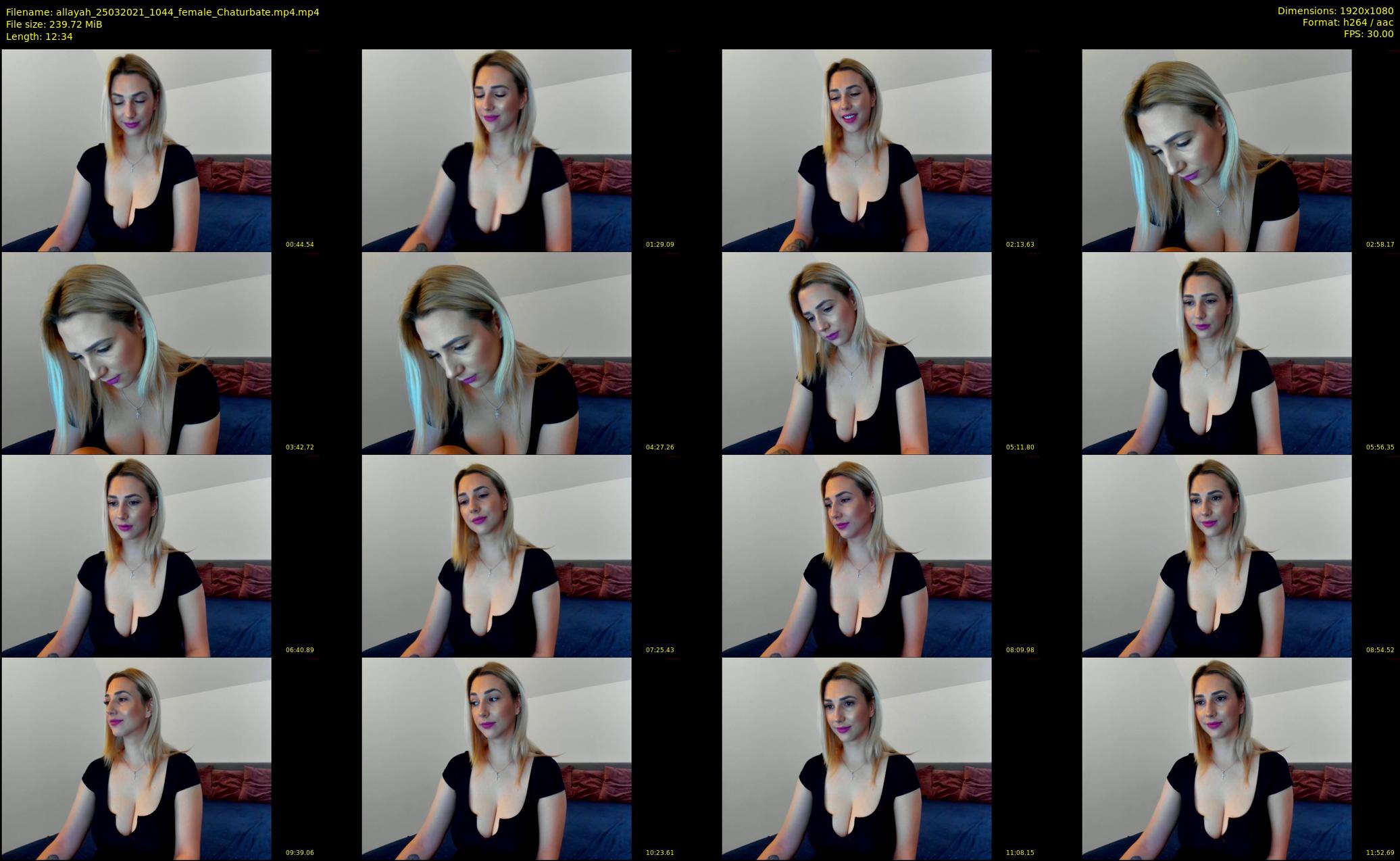 allayah — 13 minute Chaturbate female cam show recording, 1080p, Mar 25, 2021