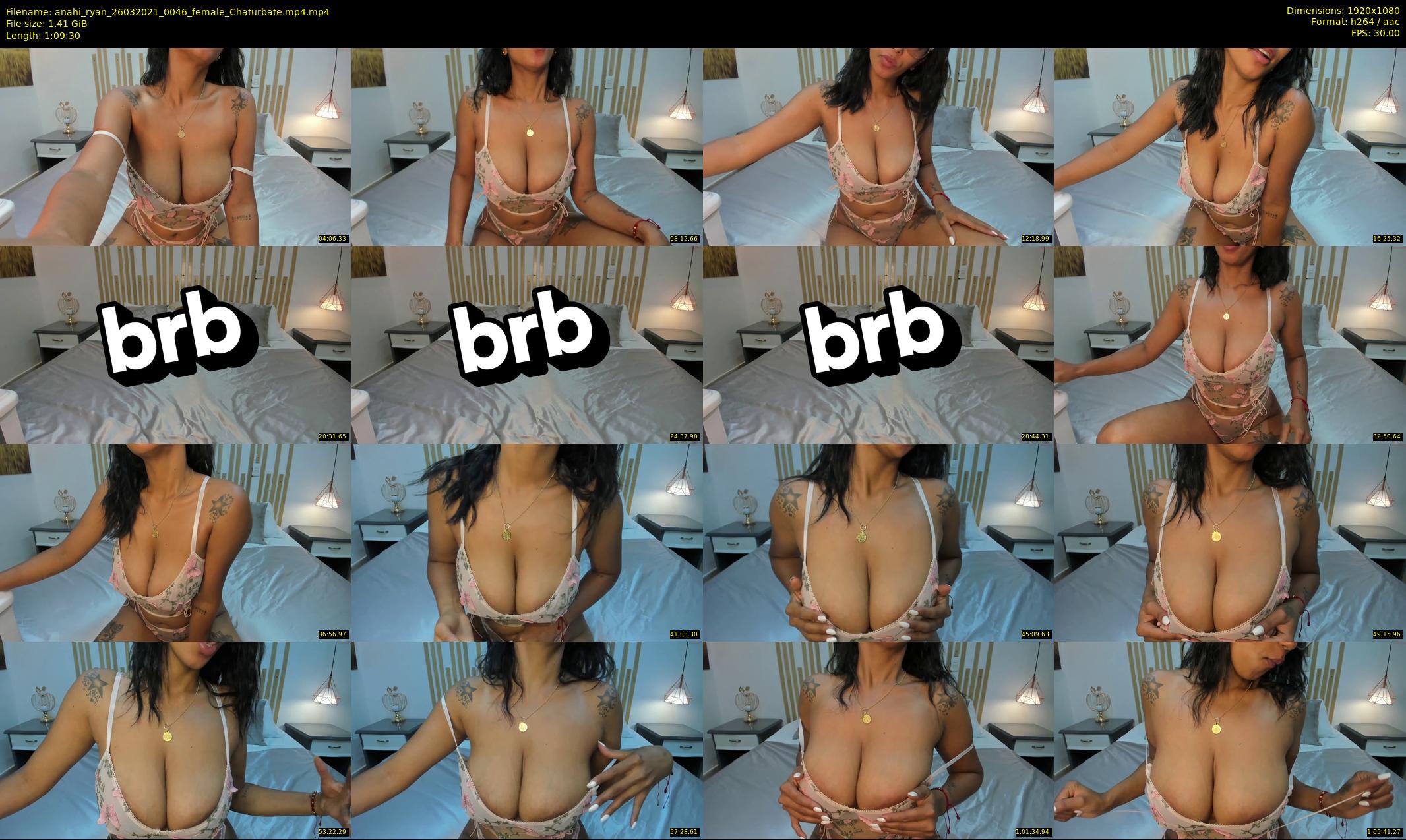 anahi_ryan — 70 minute Chaturbate female cam show recording, 1080p, Mar 26, 2021