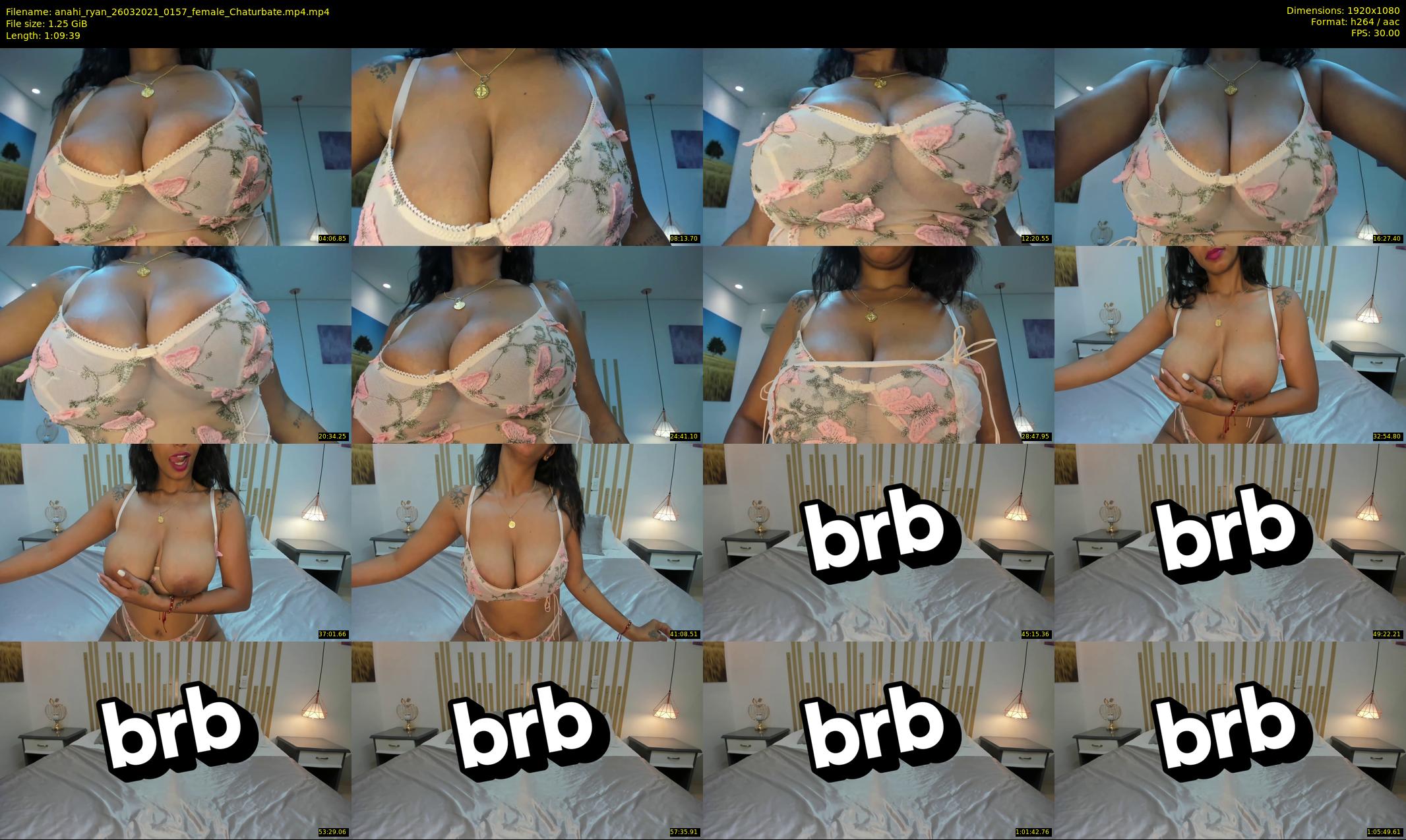 anahi_ryan — 70 minute Chaturbate female cam show recording, 1080p, Mar 26, 2021