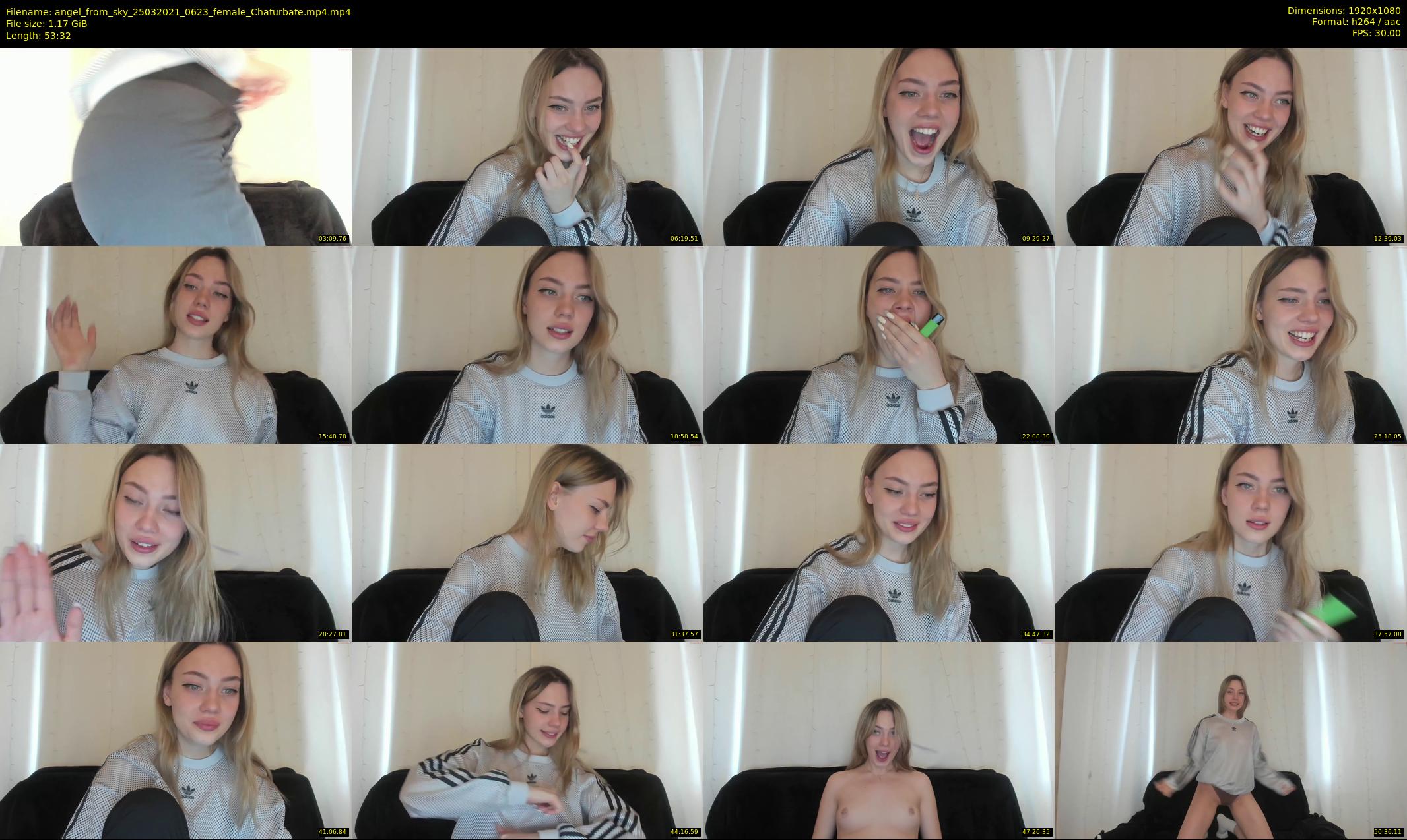 angel_from_sky — 54 minute Chaturbate female cam show recording, 1080p, Mar 25, 2021