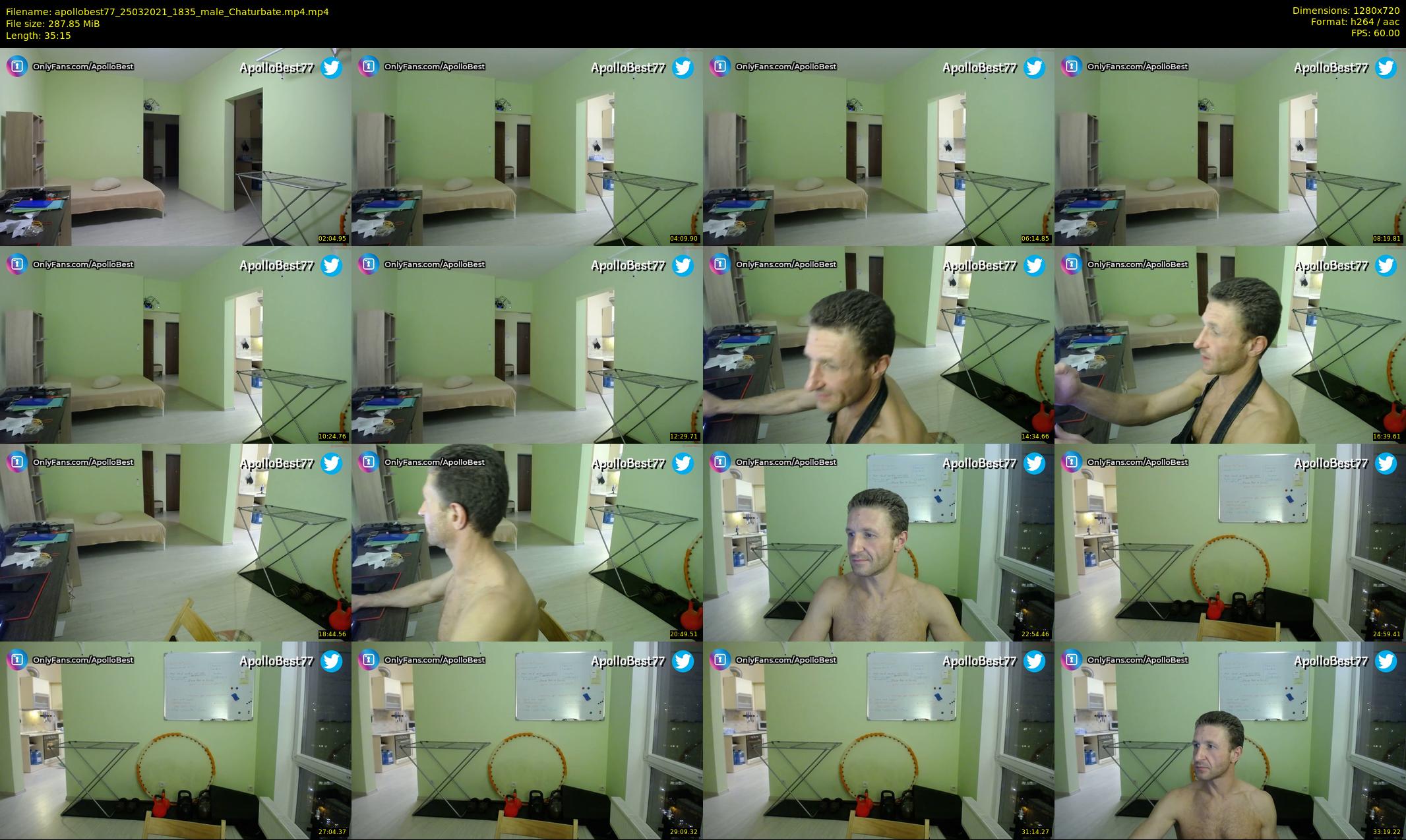 apollobest77 — 36 minute Chaturbate male cam show recording, 720p, Mar 25, 2021