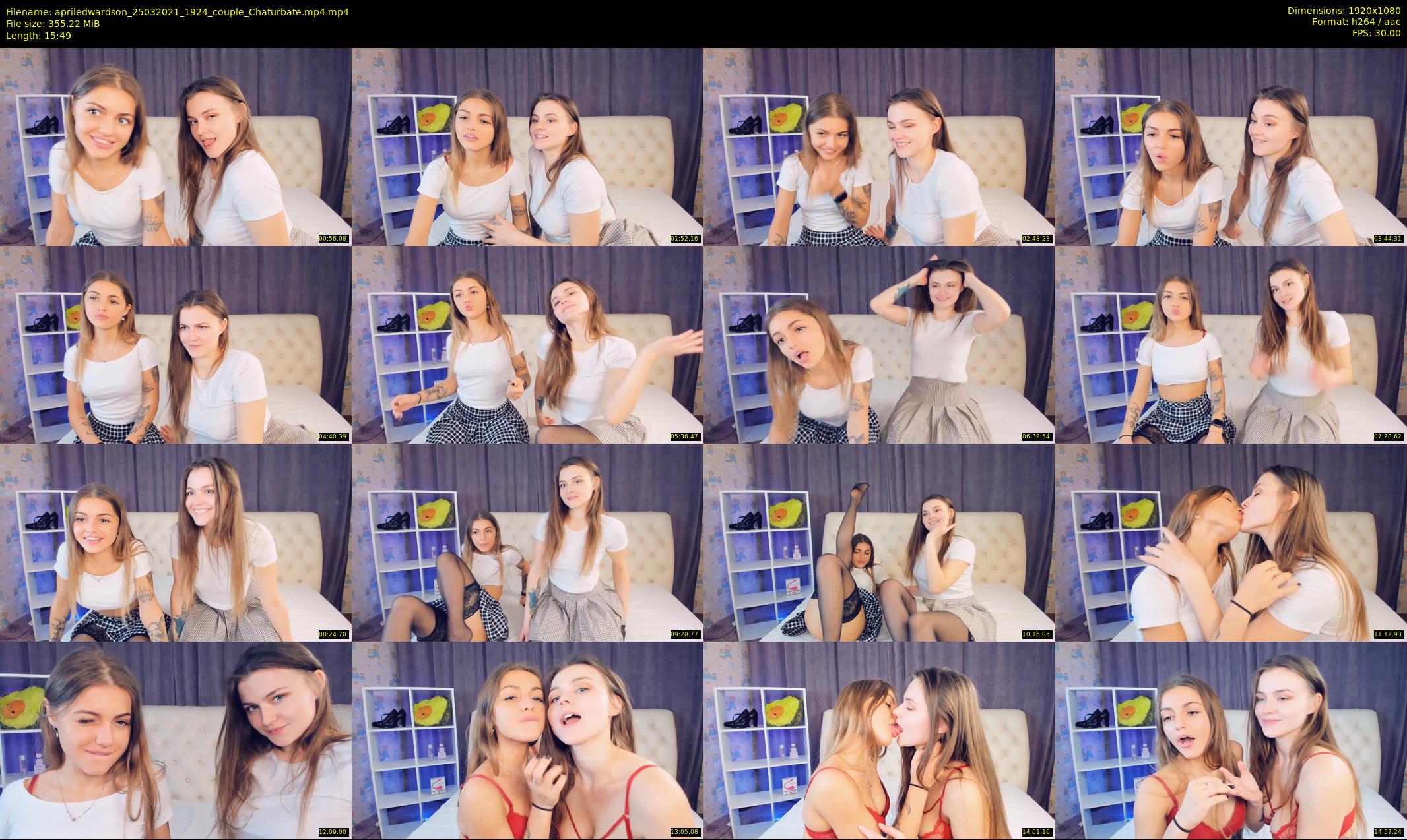 apriledwardson — 16 minute Chaturbate couple cam show recording, 1080p, Mar 25, 2021