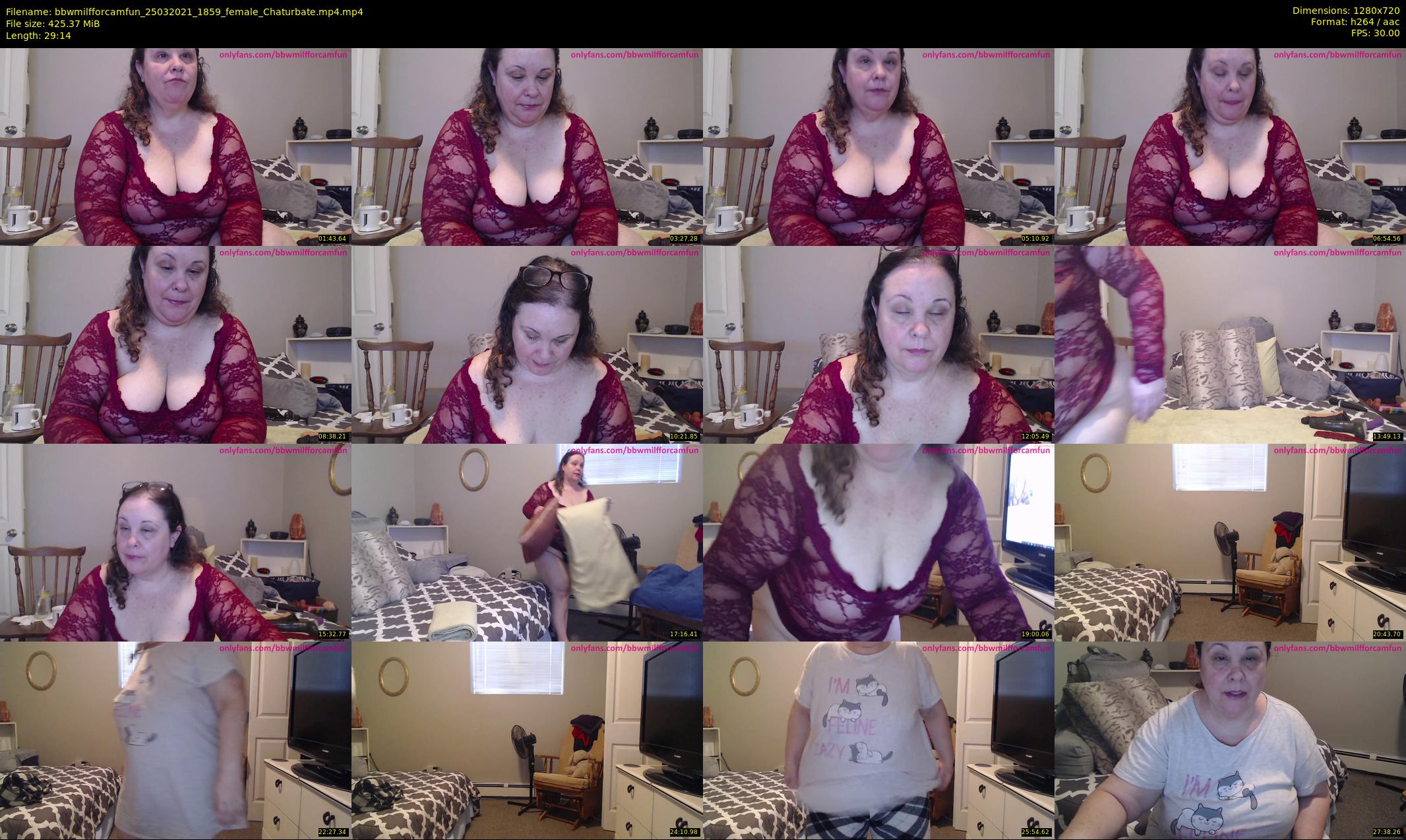 bbwmilfforcamfun — 30 minute Chaturbate female cam show recording, 720p, Mar 25, 2021
