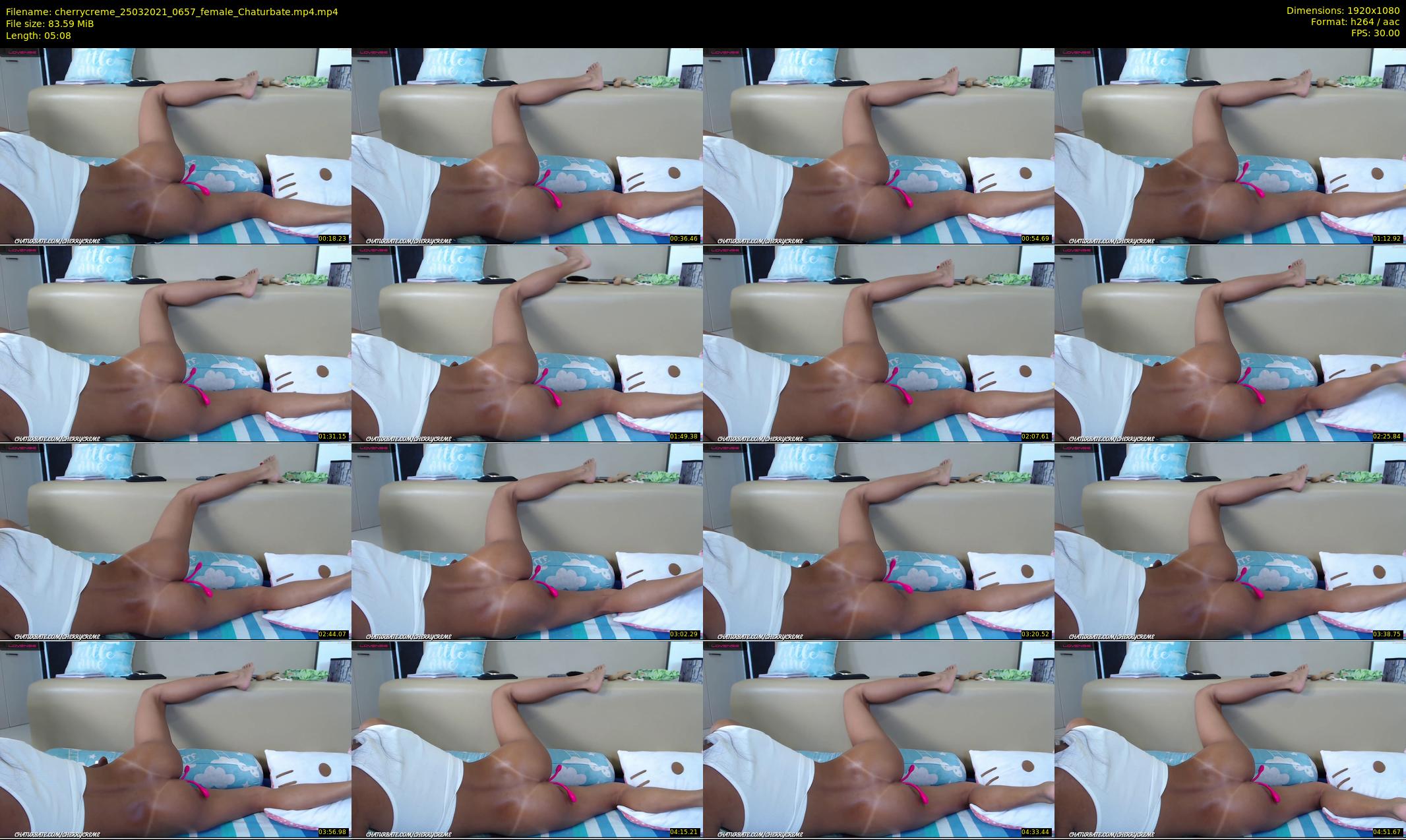 cherrycreme — 6 minute Chaturbate female cam show recording, 1080p, Mar 25, 2021
