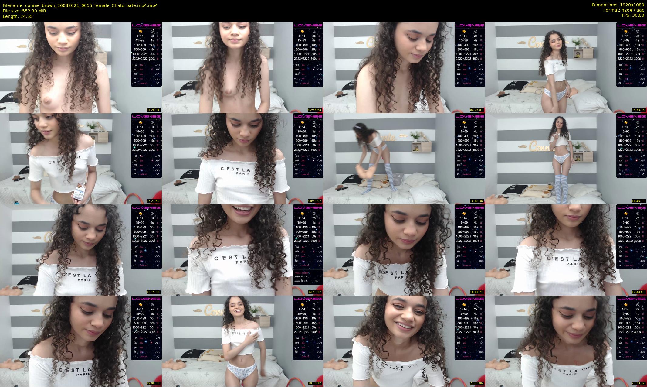 connie_brown — 25 minute Chaturbate female cam show recording, 1080p, Mar 26, 2021