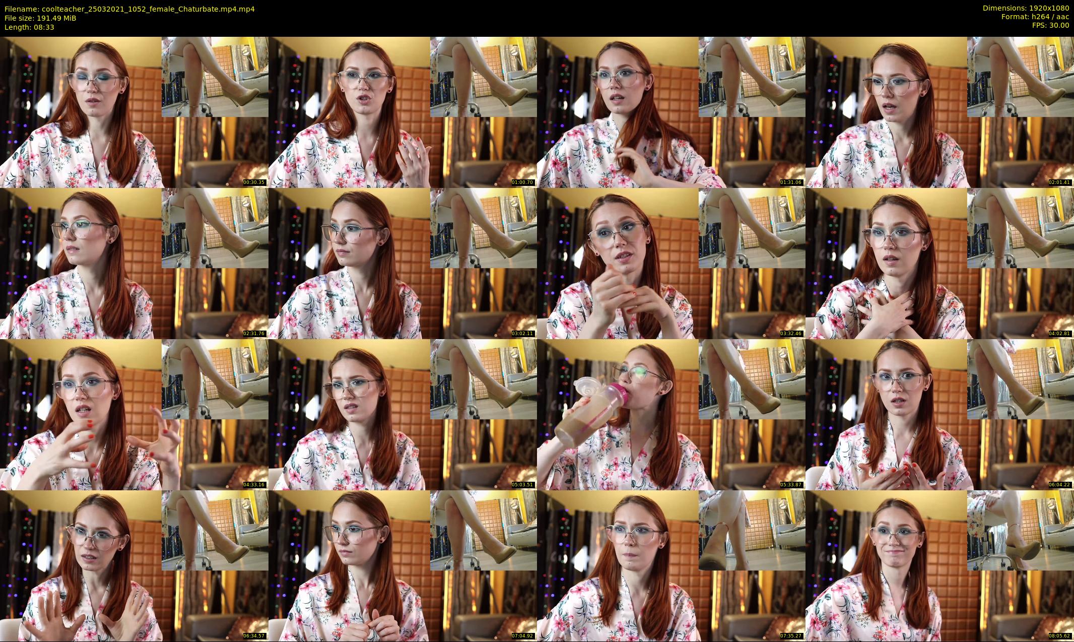 coolteacher — 9 minute Chaturbate female cam show recording, 1080p, Mar 25, 2021