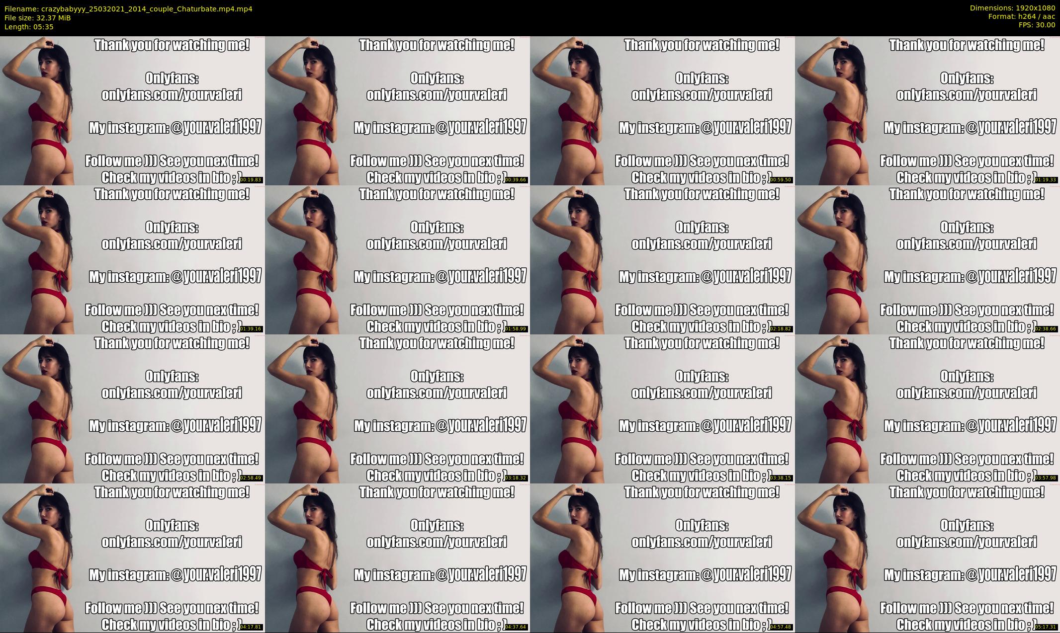 crazybabyyy — 6 minute Chaturbate couple cam show recording, 1080p, Mar 25, 2021