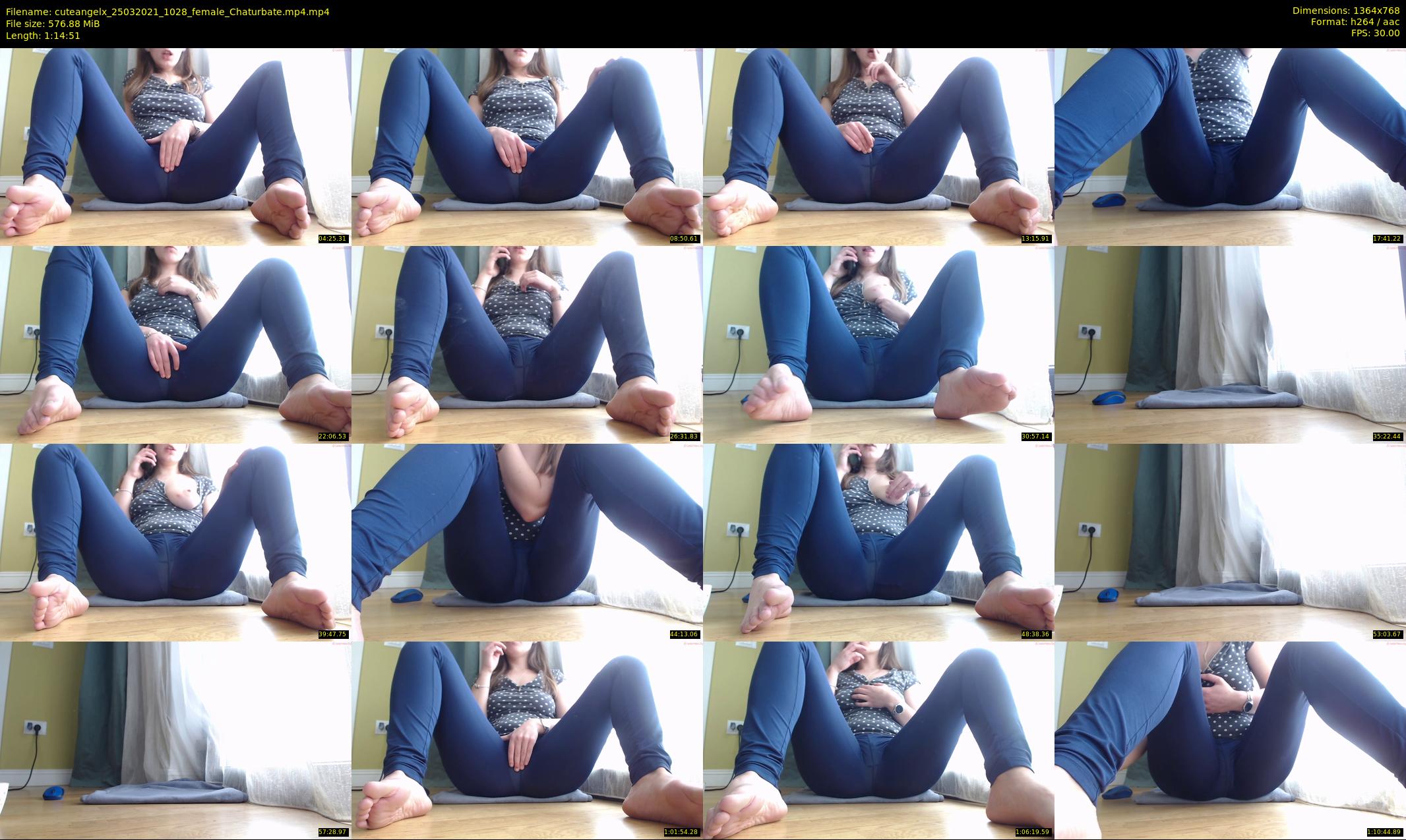cuteangelx — 75 minute Chaturbate female cam show recording, 720p, Mar 25, 2021