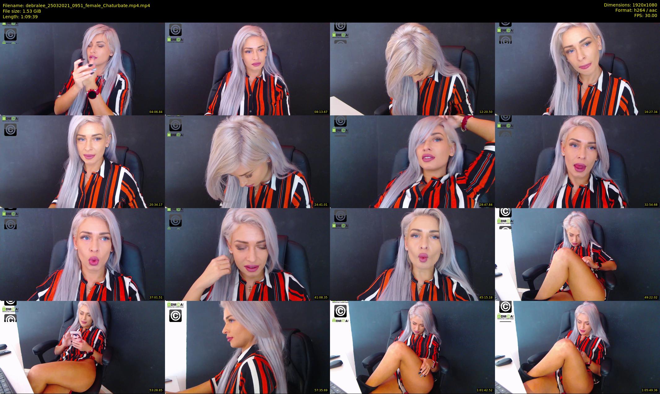 debralee — 70 minute Chaturbate female cam show recording, 1080p, Mar 25, 2021