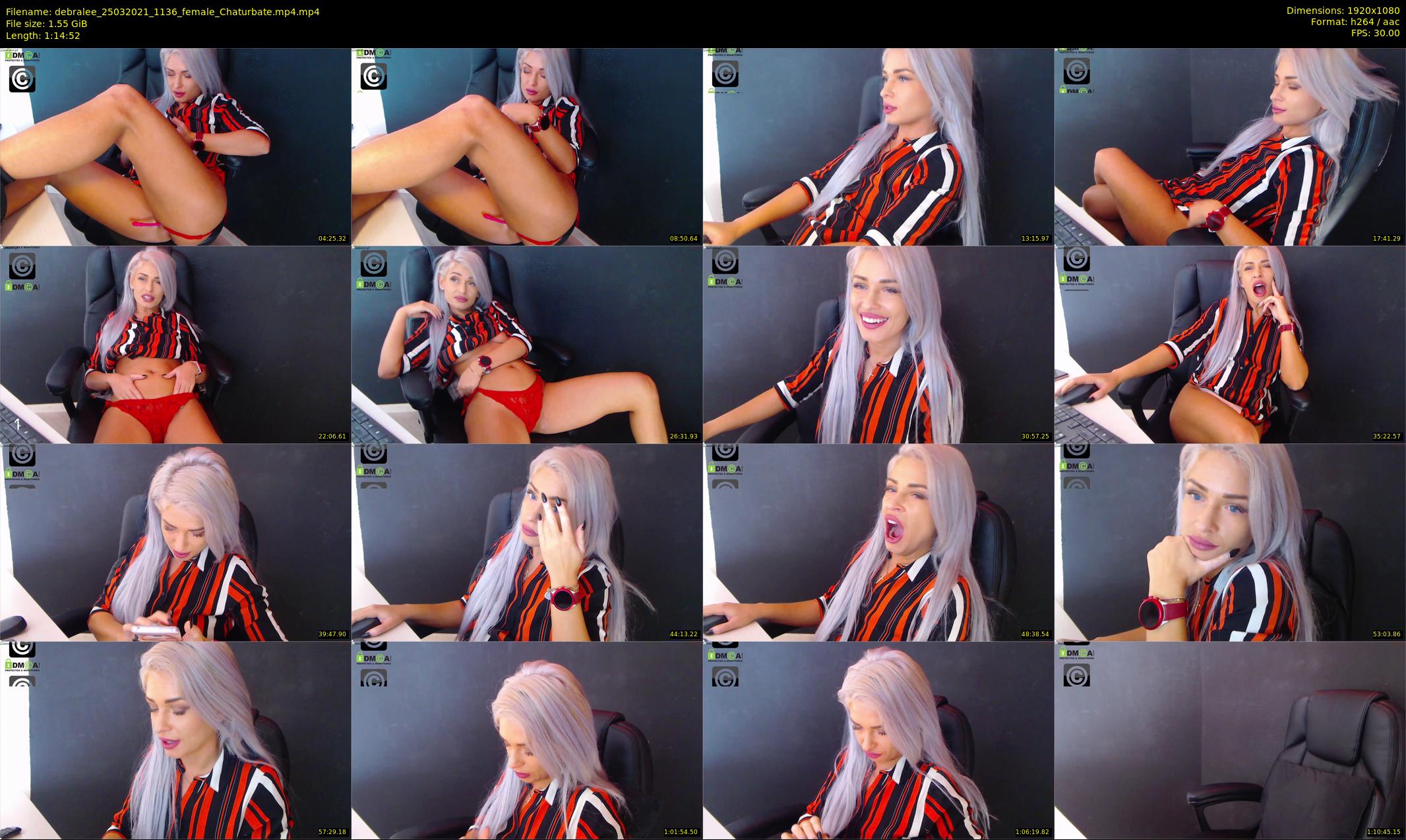 debralee — 75 minute Chaturbate female cam show recording, 1080p, Mar 25, 2021