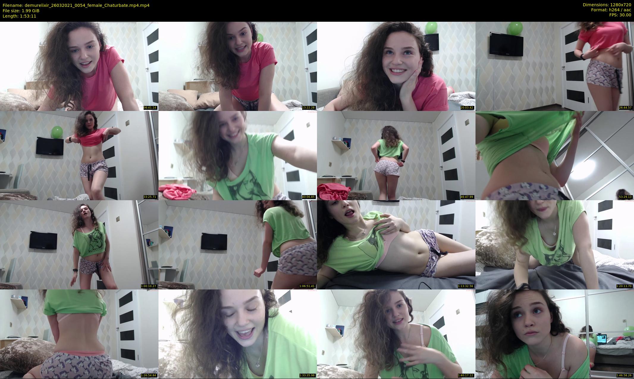 demurelixir — 114 minute Chaturbate female cam show recording, 720p, Mar 26, 2021