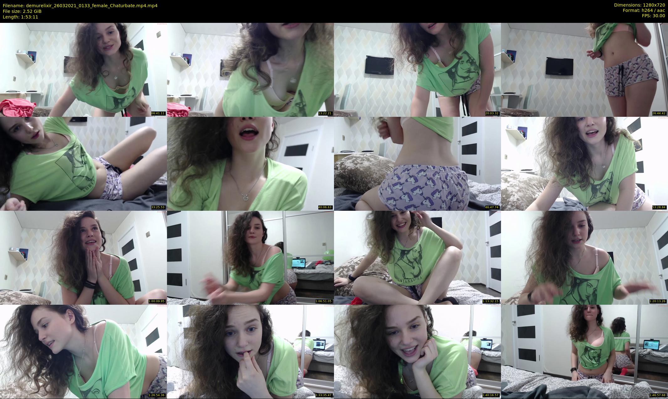 demurelixir — 114 minute Chaturbate female cam show recording, 720p, Mar 26, 2021