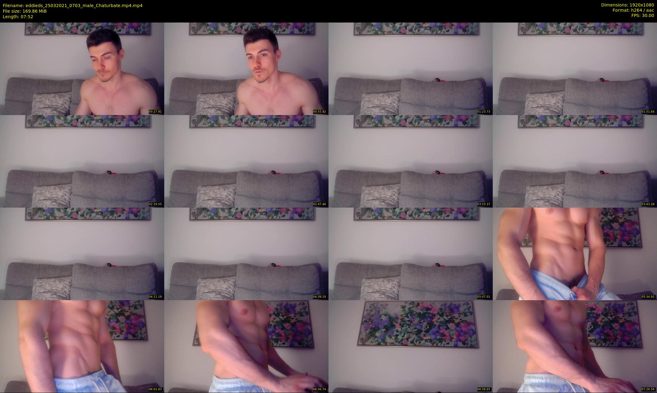 eddieds — 8 minute Chaturbate male cam show recording, 1080p, Mar 25, 2021