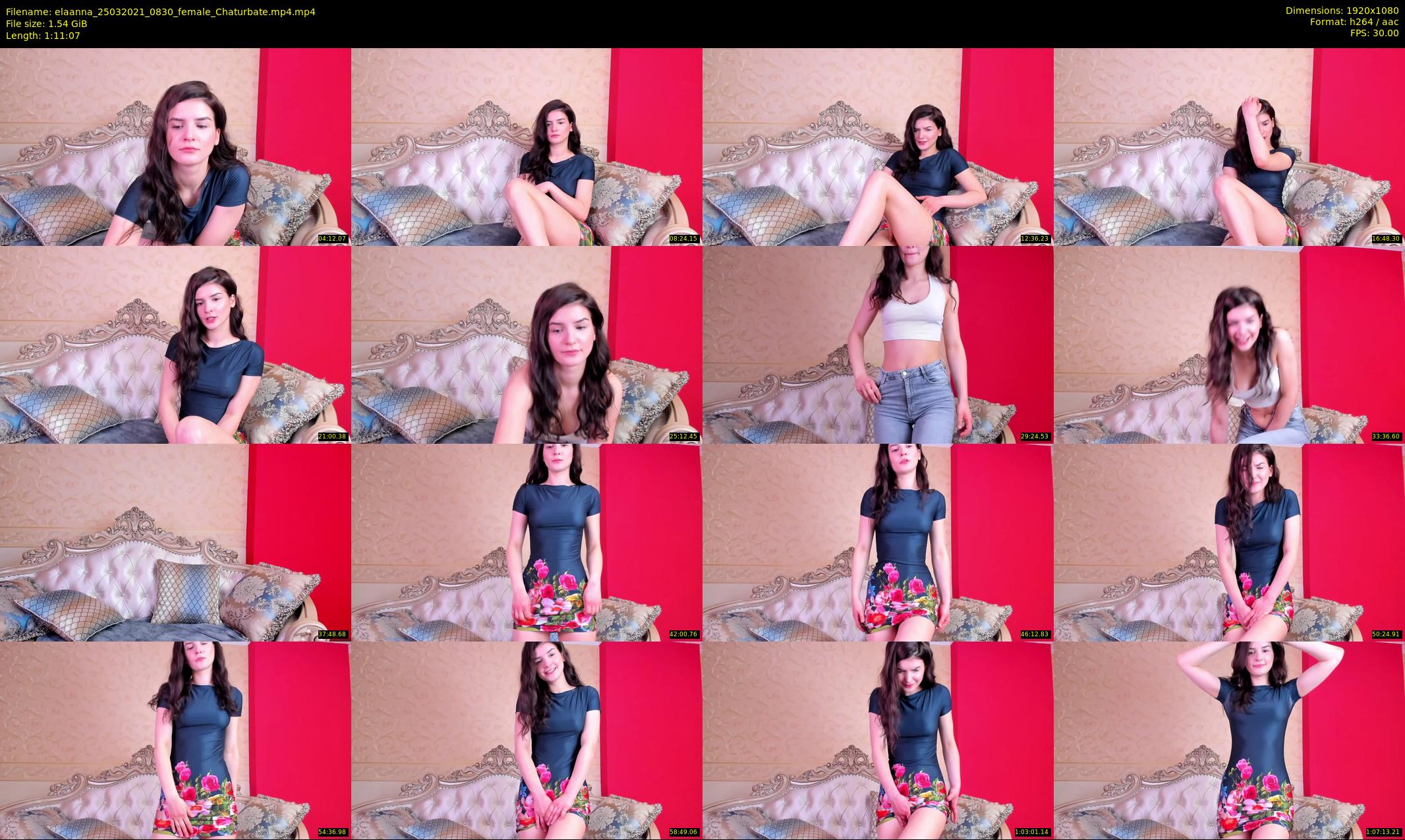 elaanna — 72 minute Chaturbate female cam show recording, 1080p, Mar 25, 2021