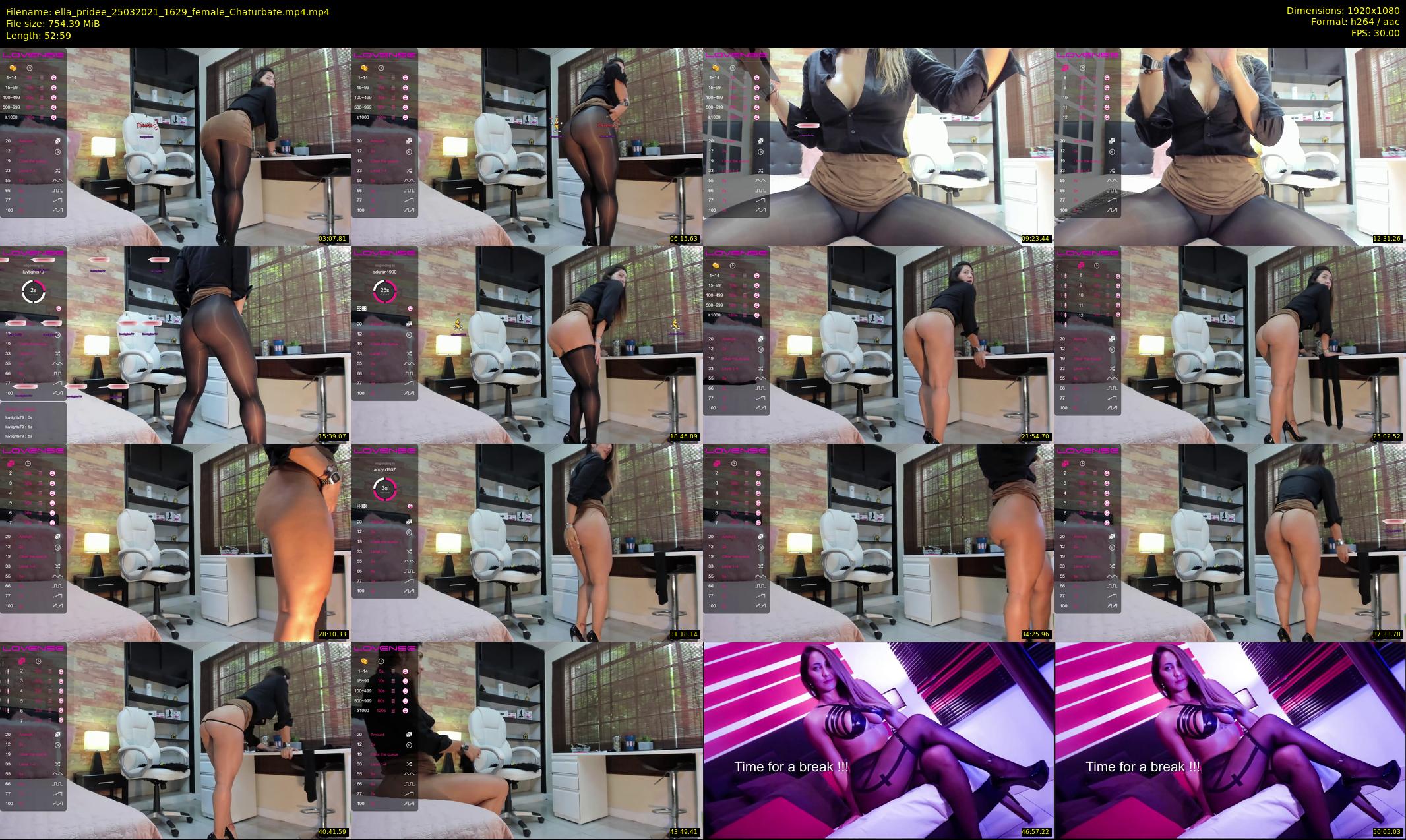ella_pridee — 53 minute Chaturbate female cam show recording, 1080p, Mar 25, 2021