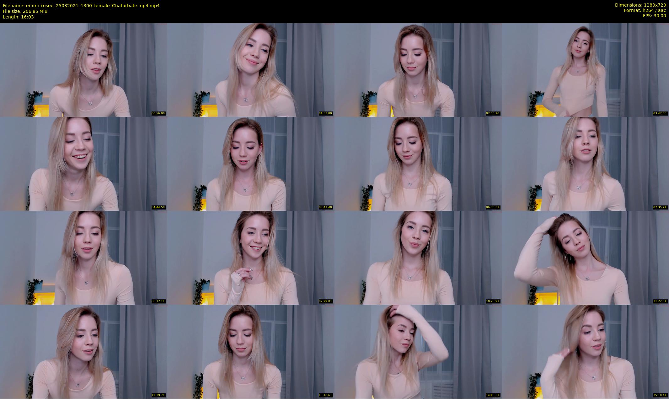 emmi_rosee — 17 minute Chaturbate female cam show recording, 720p, Mar 25, 2021
