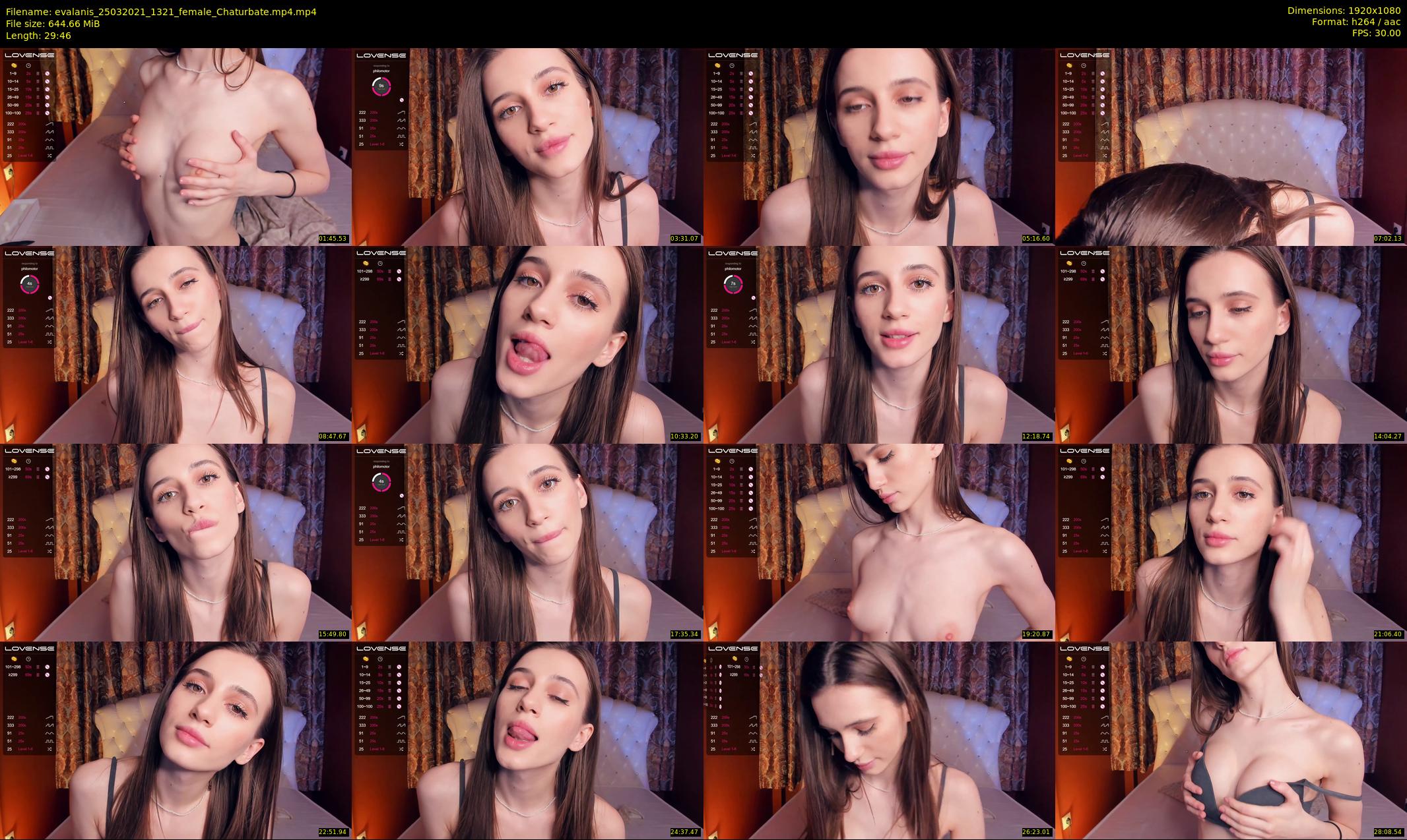 evalanis — 30 minute Chaturbate couple cam show recording, 1080p, Mar 25, 2021