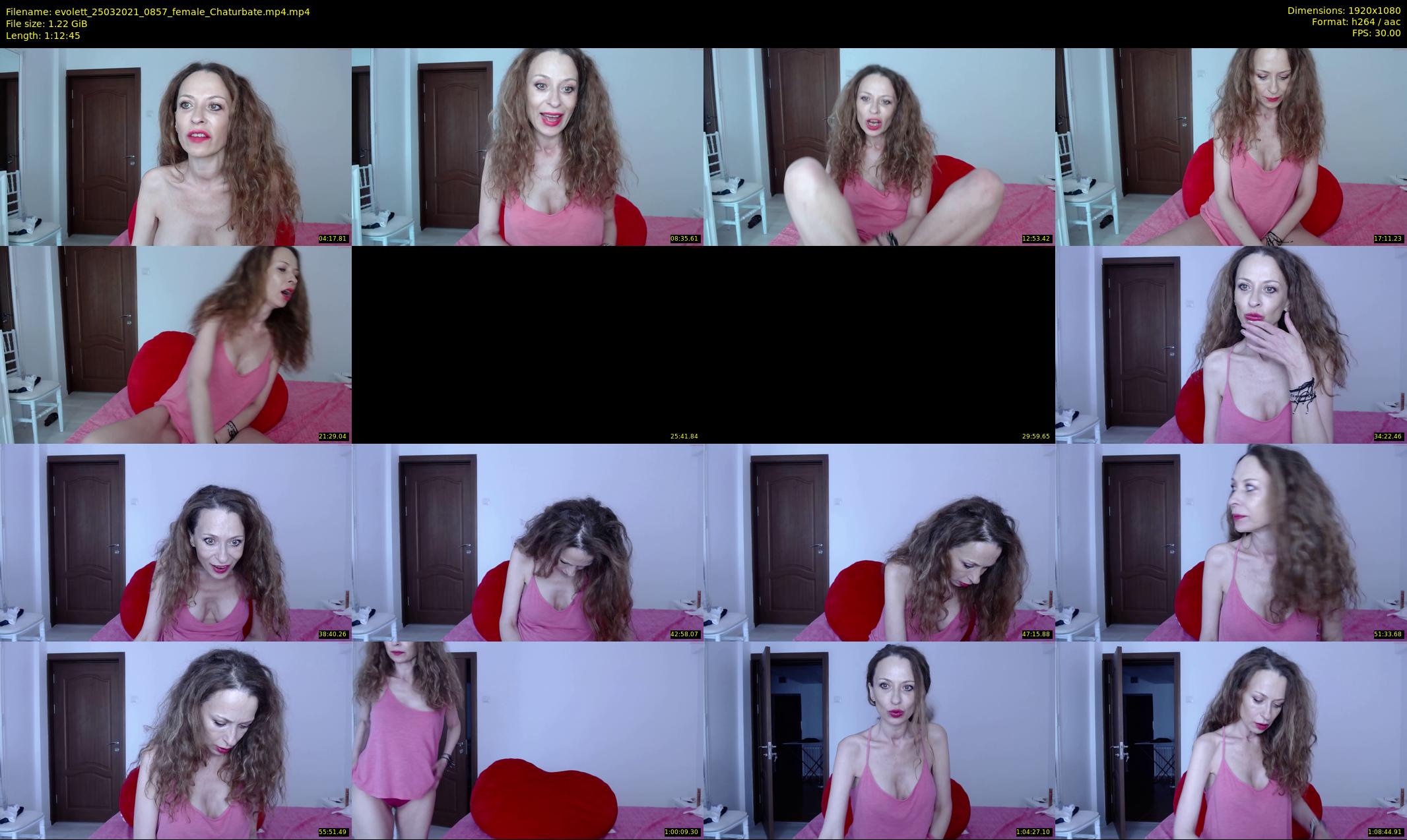 evolett — 73 minute Chaturbate female cam show recording, 1080p, Mar 25, 2021