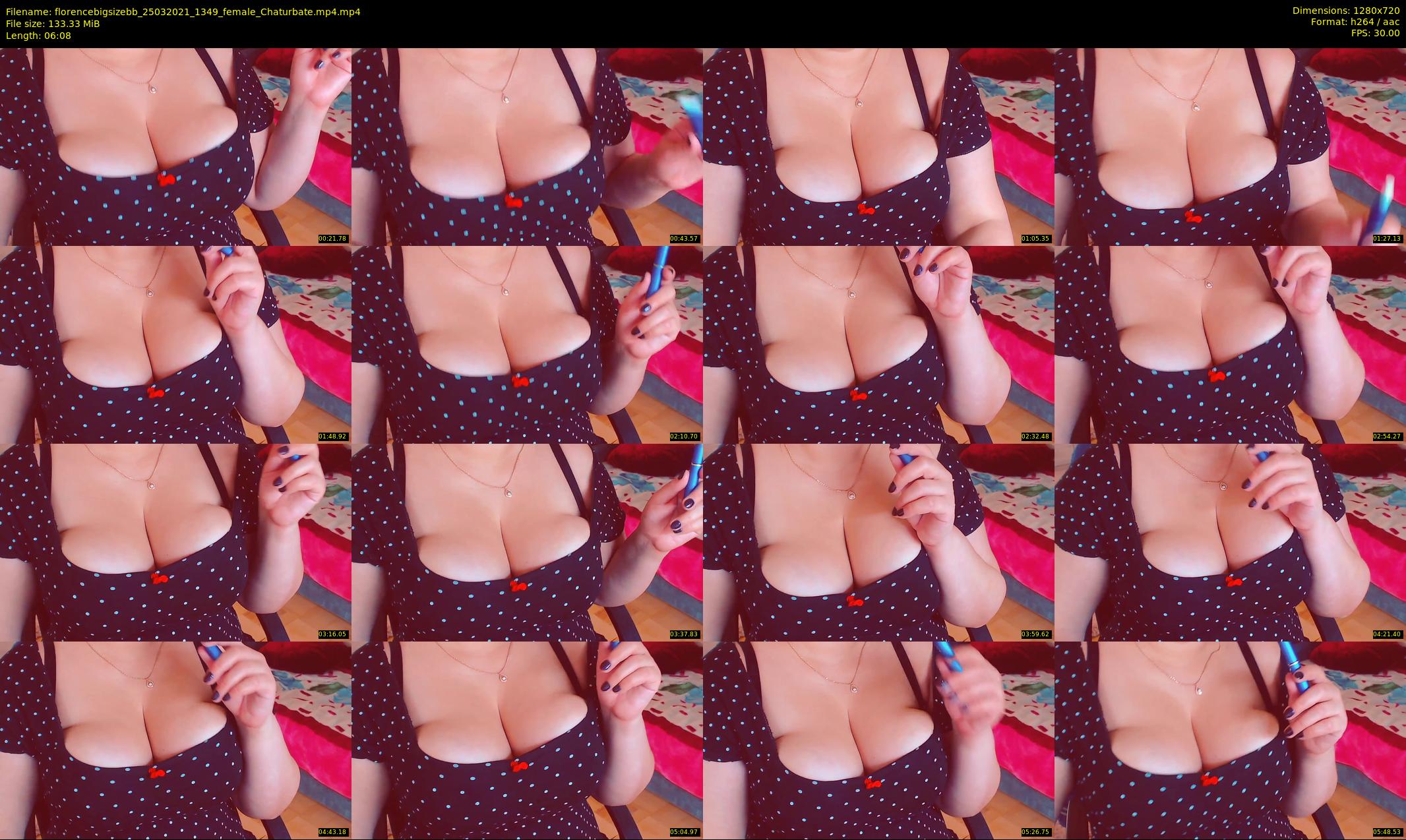 florencebigsizebb — 7 minute Chaturbate female cam show recording, 720p, Mar 25, 2021