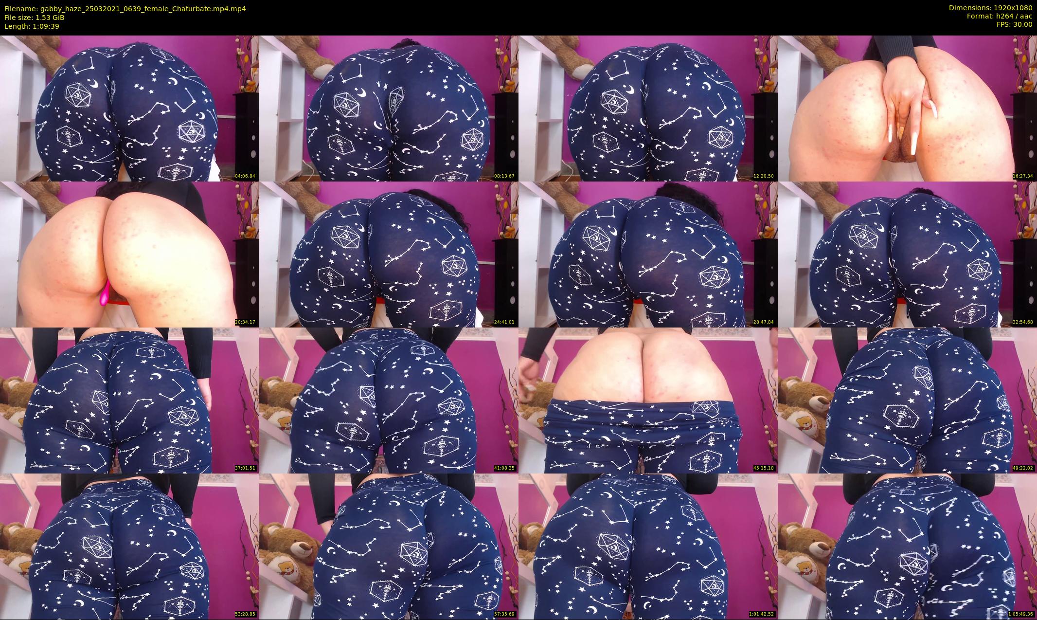 gabby_haze — 70 minute Chaturbate female cam show recording, 1080p, Mar 25, 2021