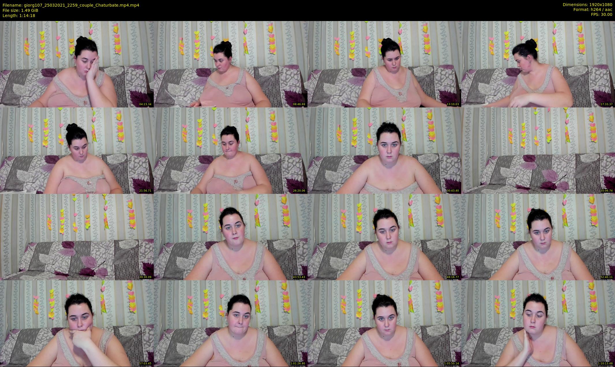 giorg107 — 75 minute Chaturbate couple cam show recording, 1080p, Mar 25, 2021