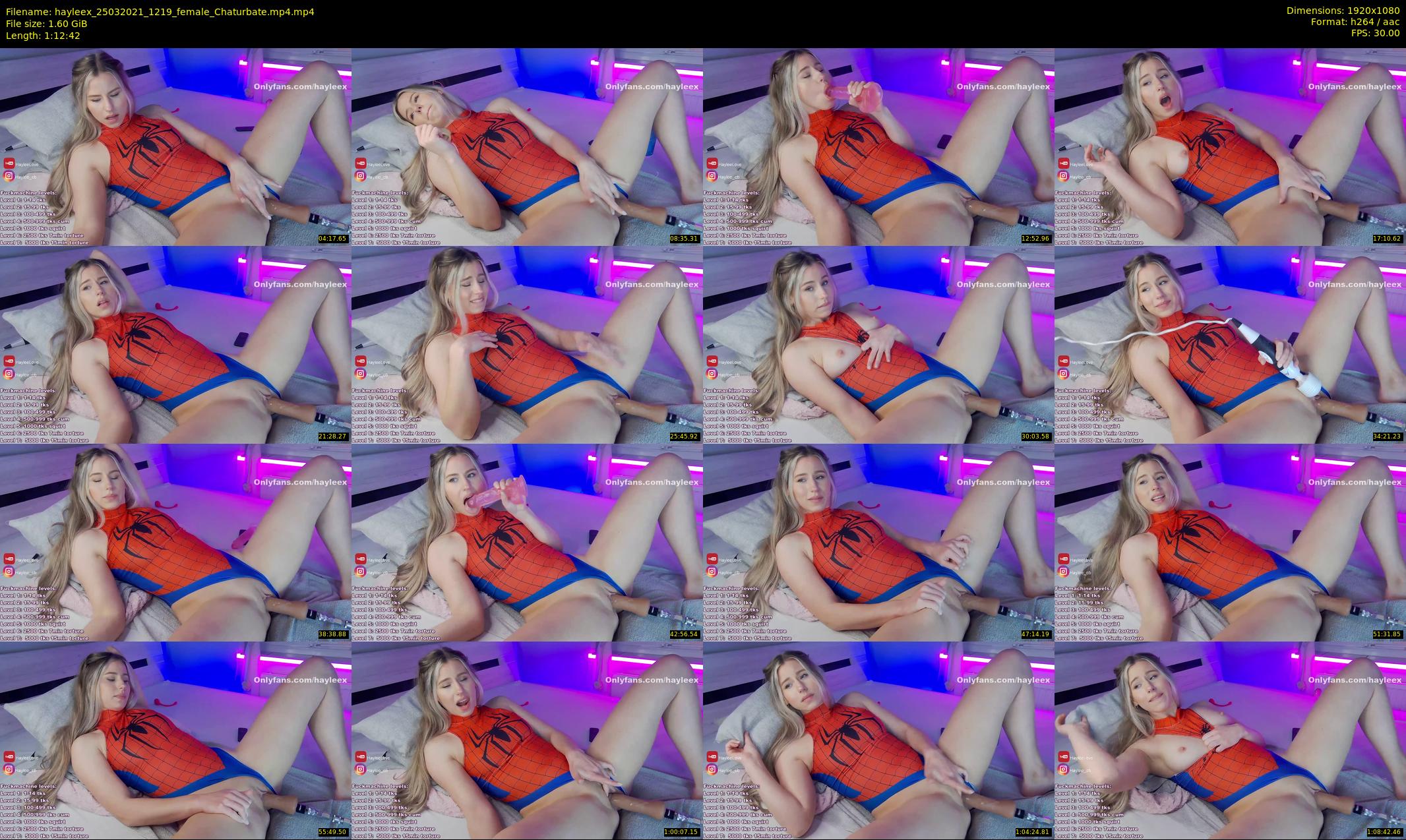 hayleex — 73 minute Chaturbate female cam show recording, 1080p, Mar 25, 2021