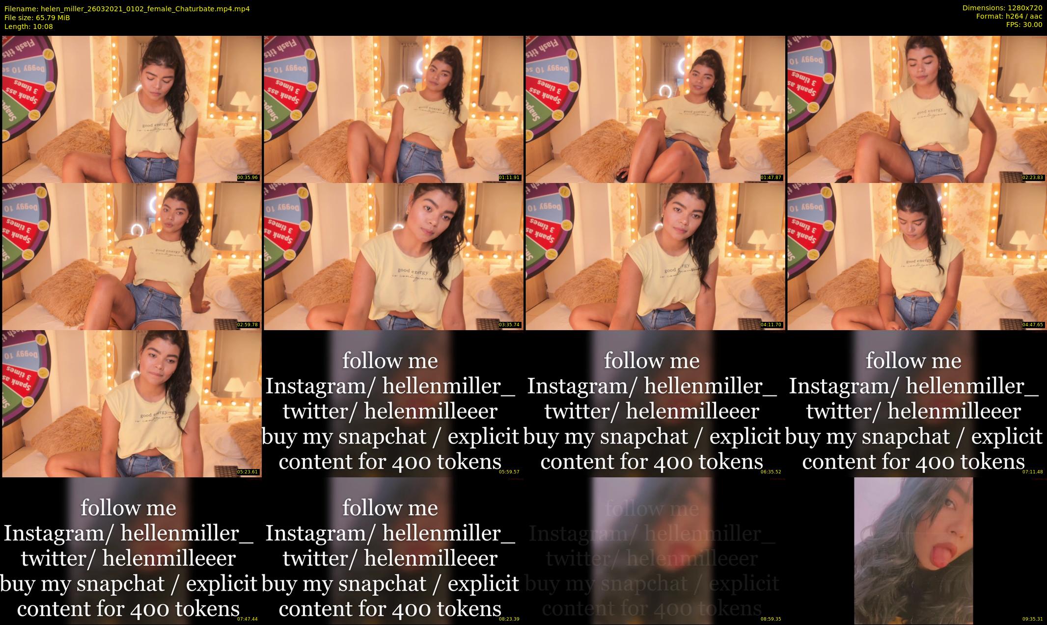 helen_miller — 11 minute Chaturbate female cam show recording, 720p, Mar 26, 2021