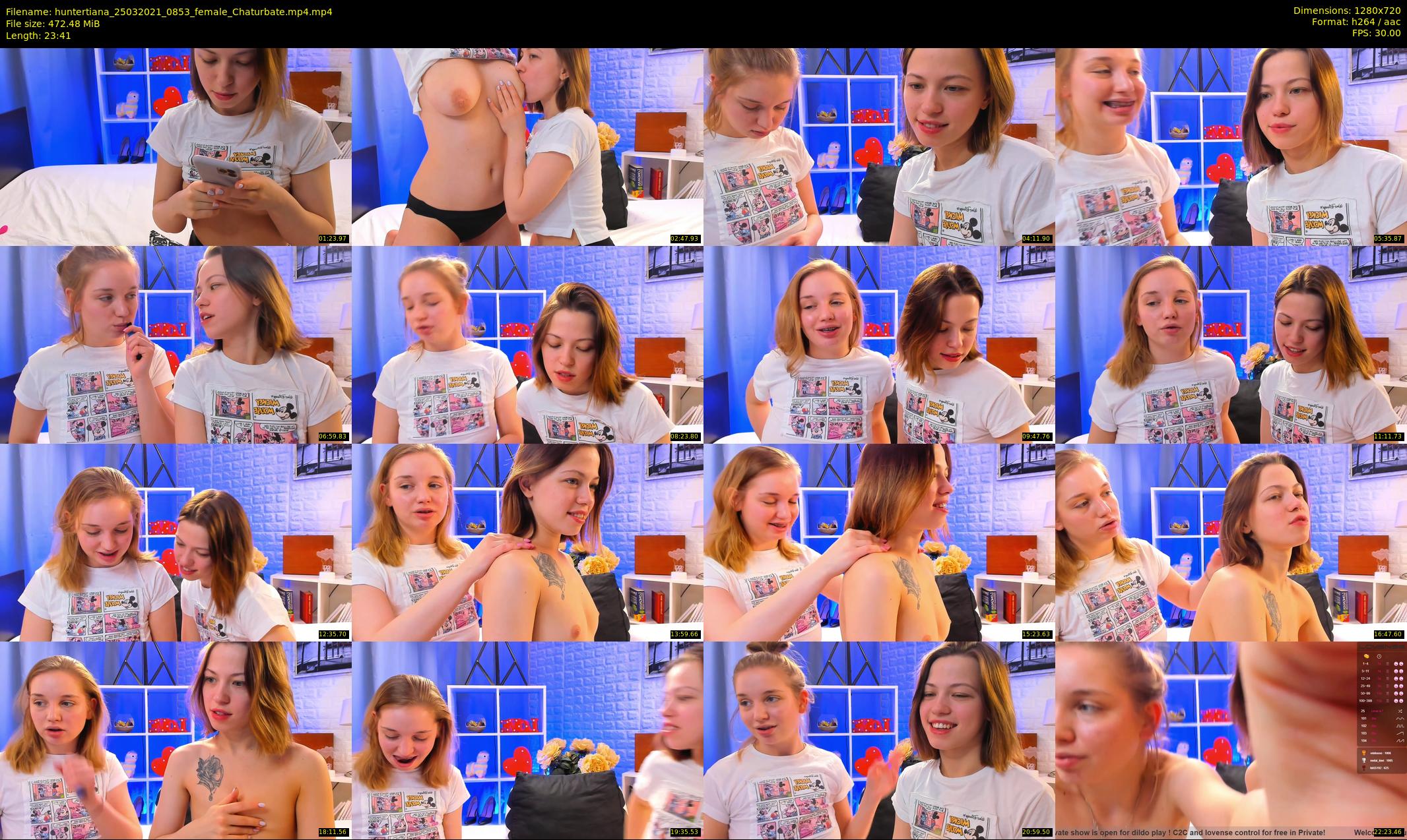 huntertiana — 24 minute Chaturbate female cam show recording, 720p, Mar 25, 2021