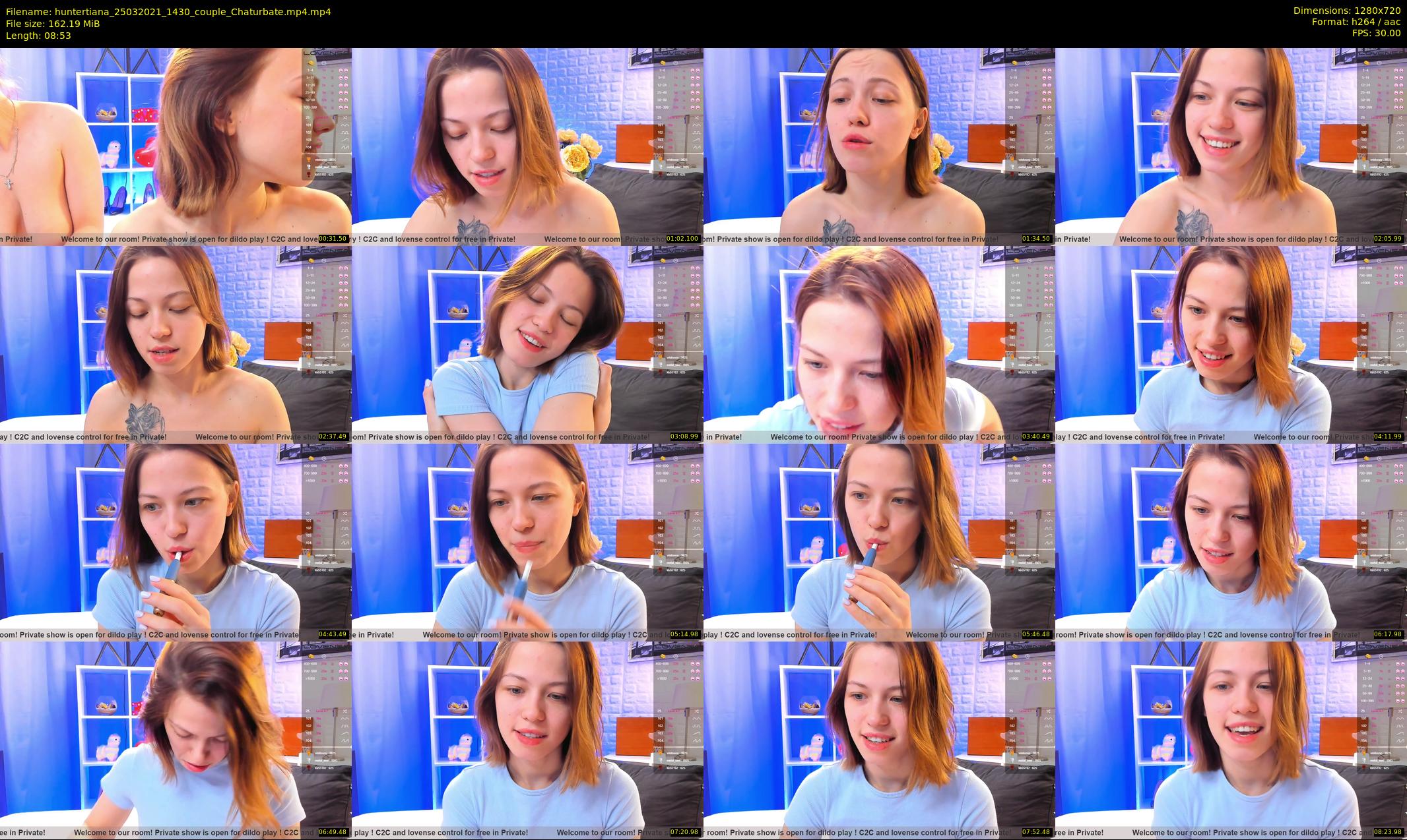huntertiana — 9 minute Chaturbate female cam show recording, 720p, Mar 25, 2021