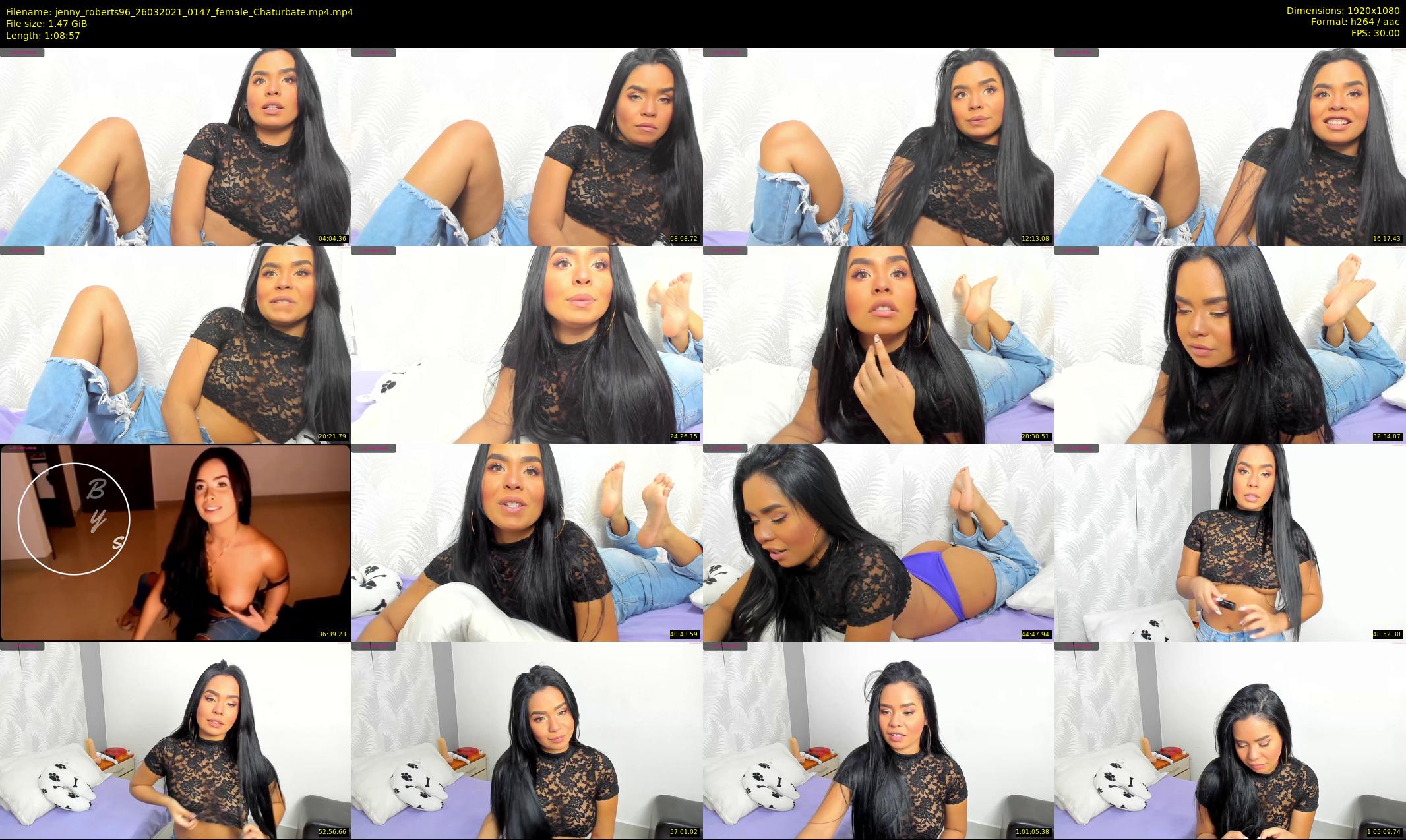 jenny_roberts96 — 69 minute Chaturbate female cam show recording, 1080p, Mar 26, 2021