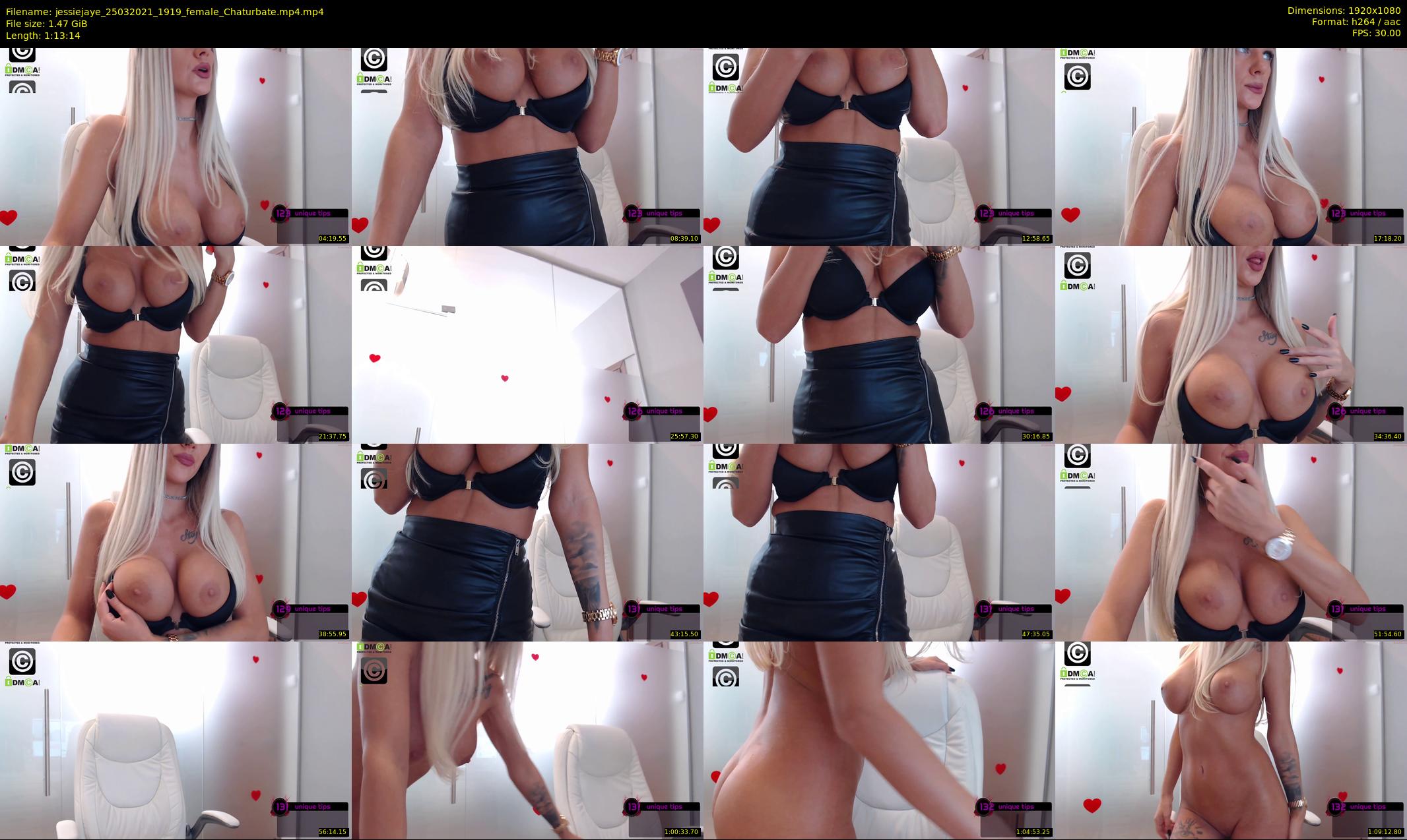 jessiejaye — 74 minute Chaturbate female cam show recording, 1080p, Mar 25, 2021