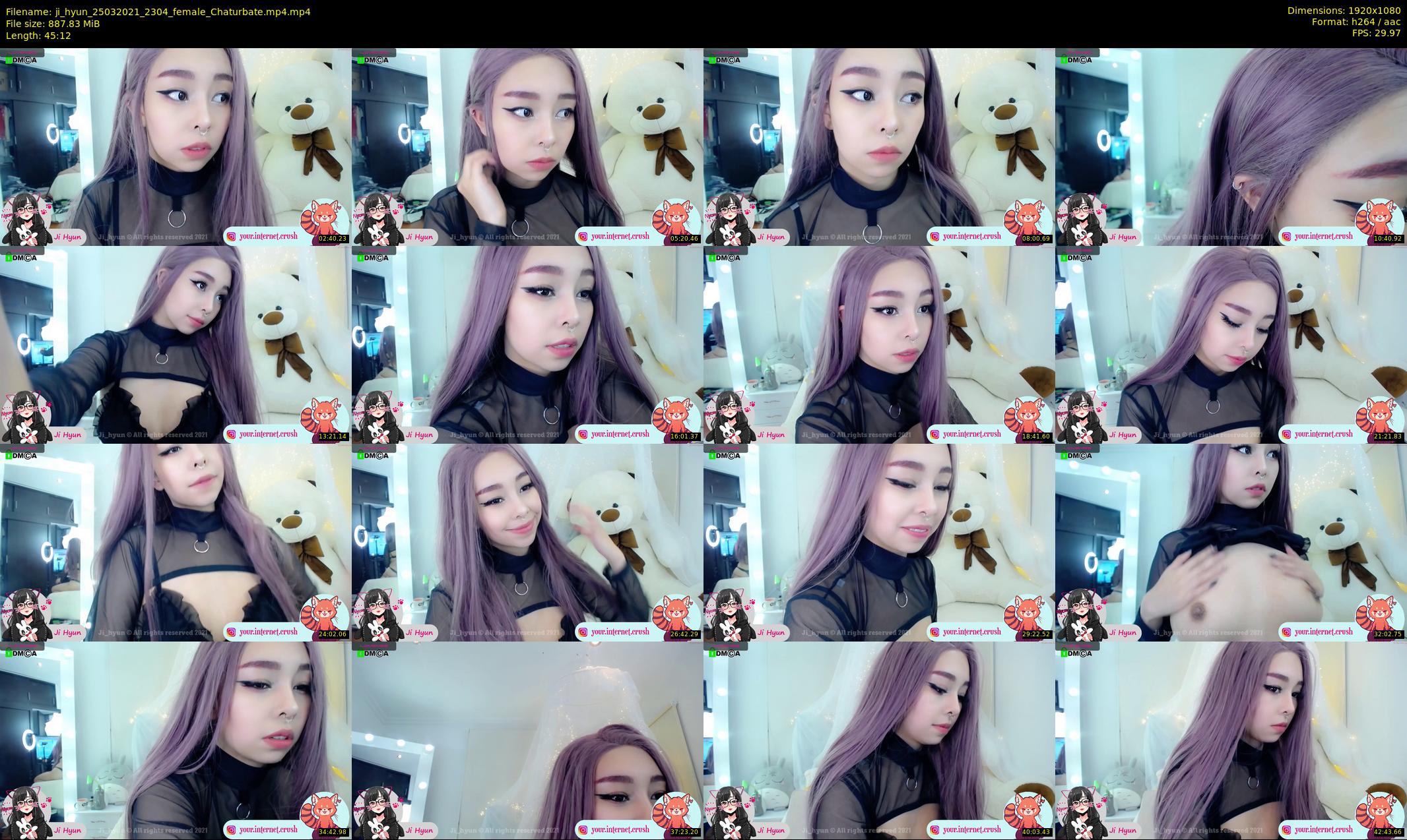 ji_hyun — 46 minute Chaturbate female cam show recording, 1080p, Mar 25, 2021