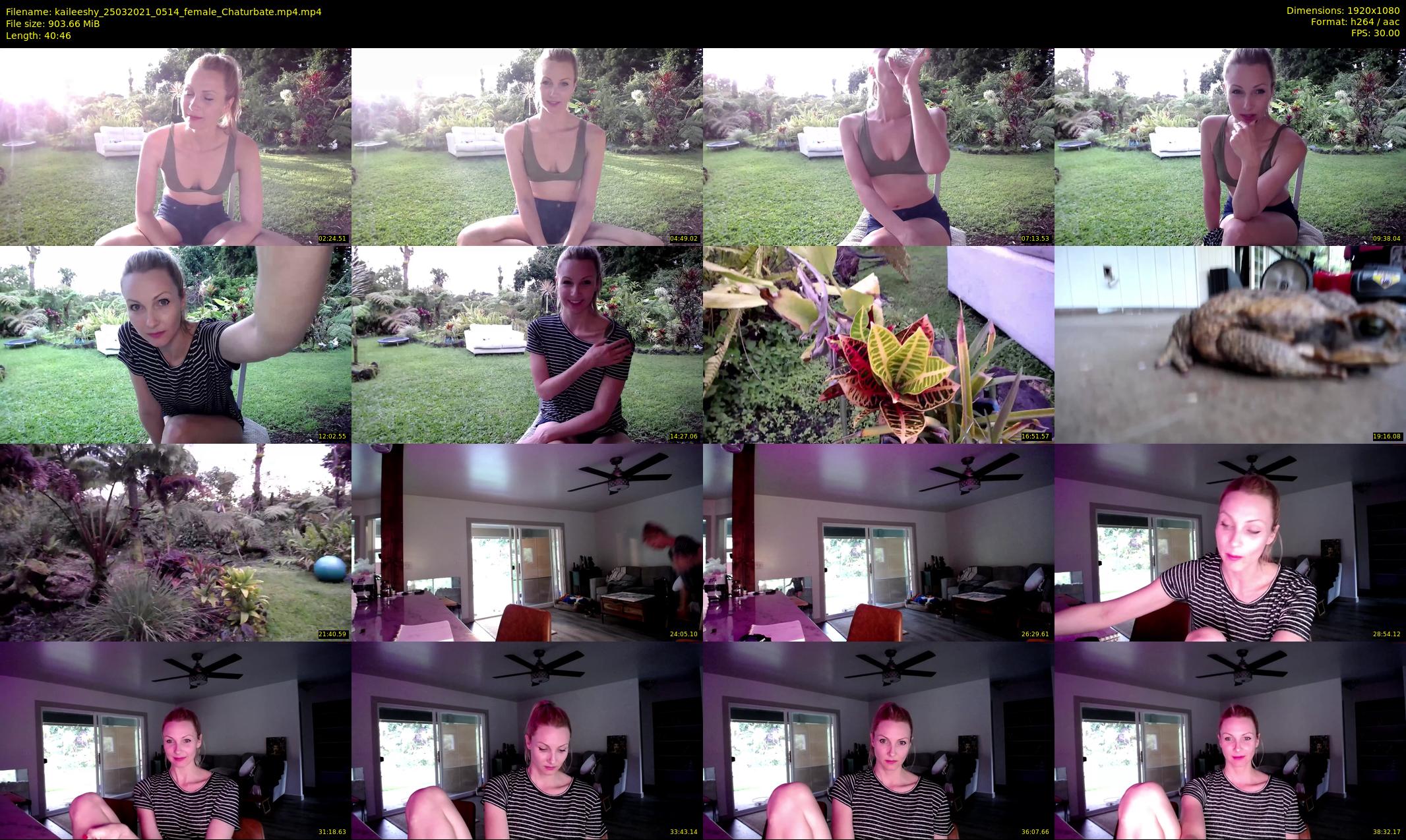 kaileeshy — 41 minute Chaturbate female cam show recording, 1080p, Mar 25, 2021