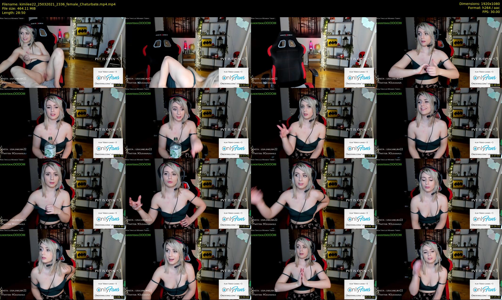 kimilee22 — 29 minute Chaturbate female cam show recording, 1080p, Mar 25, 2021